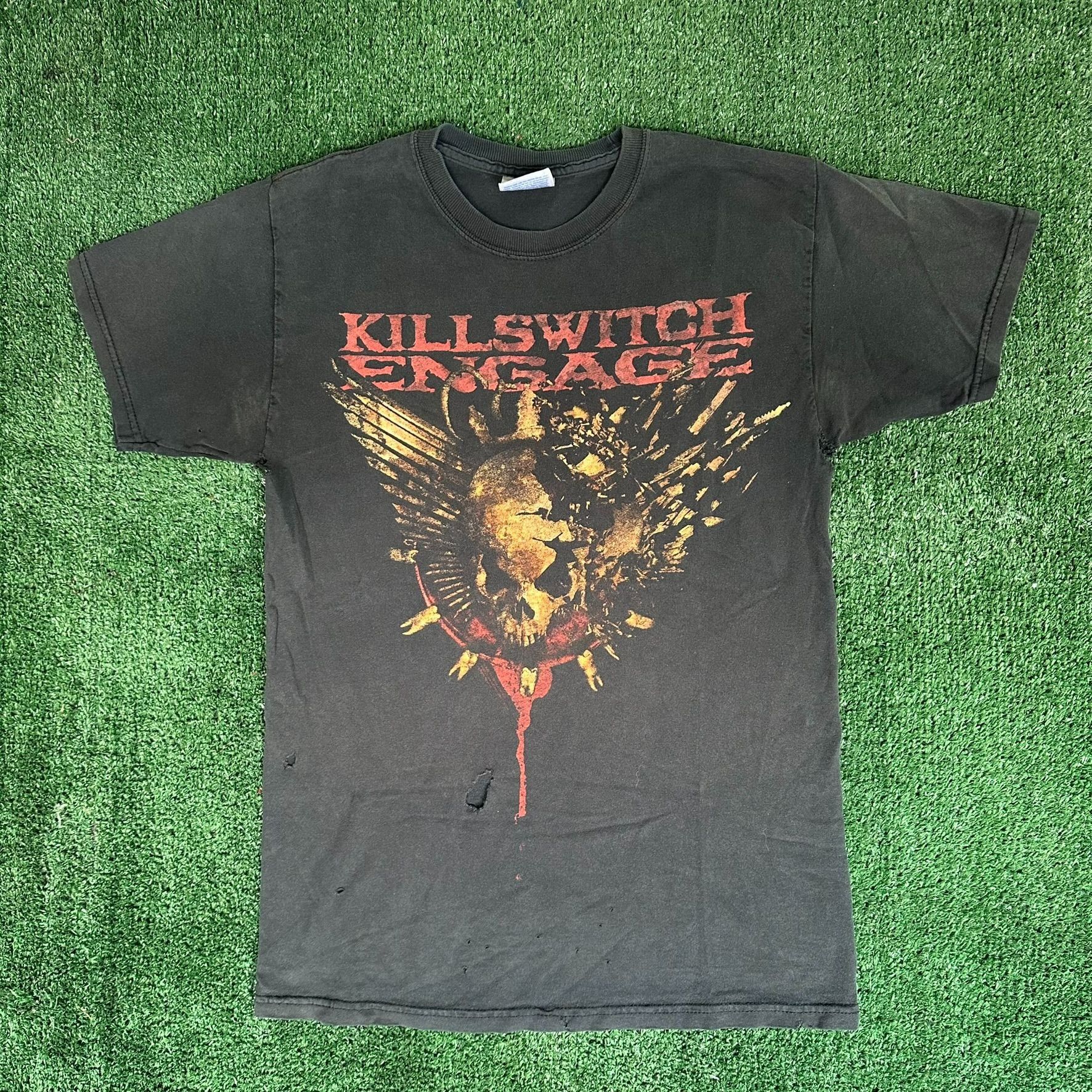 Band Tees Vintage Y2K Killswitch Engage T-Shirt Skull Metal Band Tee Size US S / EU 44-46 / 1 - 1 Thumbnail