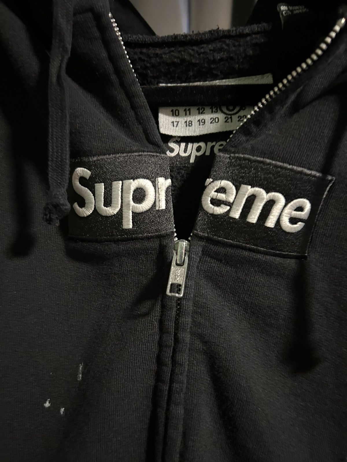 Maison Margiela × Supreme MM6 Supreme Box Logo Zip Size US S / EU 44-46 / 1 - 2 Thumbnail