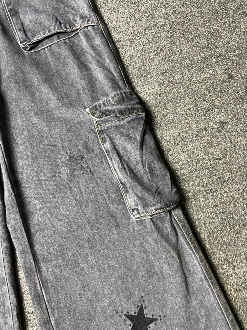 Japanese Brand Romme Brand Distressed Cargo Jeans (172) Size US 30 / EU 46 - 11 Thumbnail