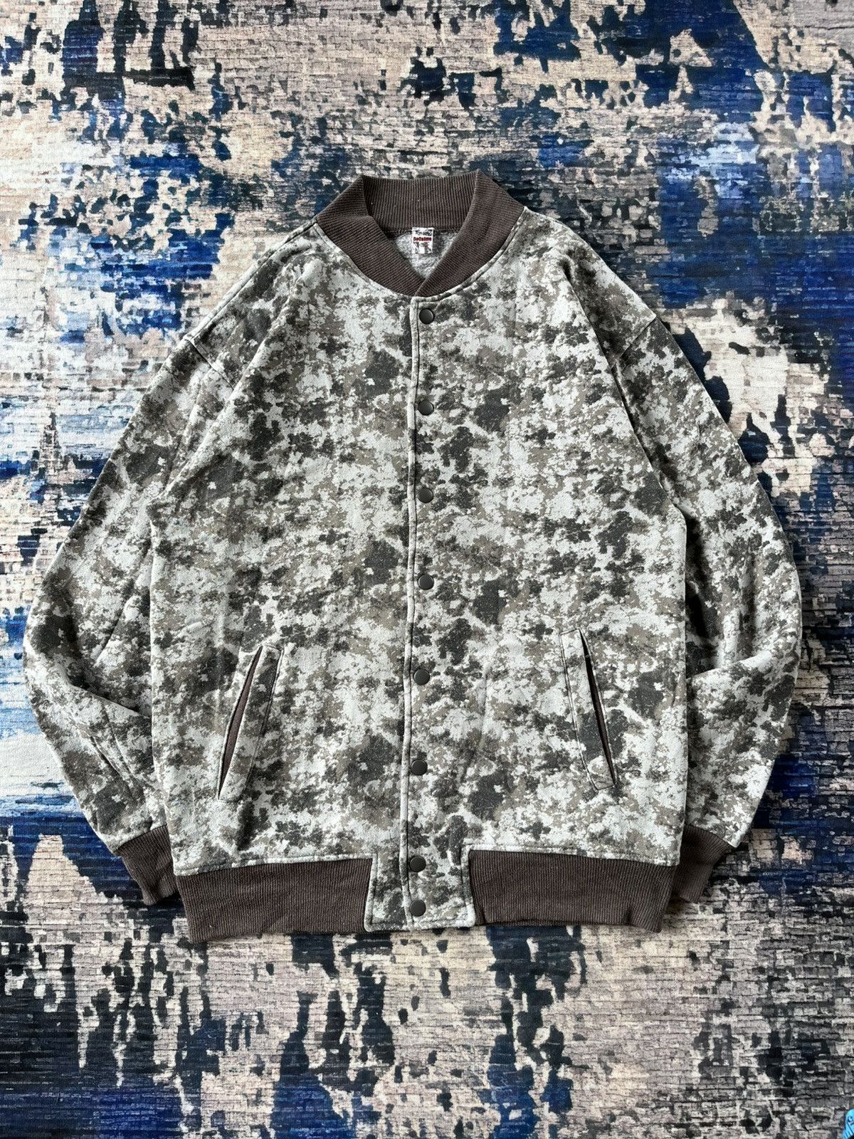 Japanese Brand 🔥Docalme wild forest camo varsity jacket Size US M / EU 48-50 / 2 - 2 Thumbnail