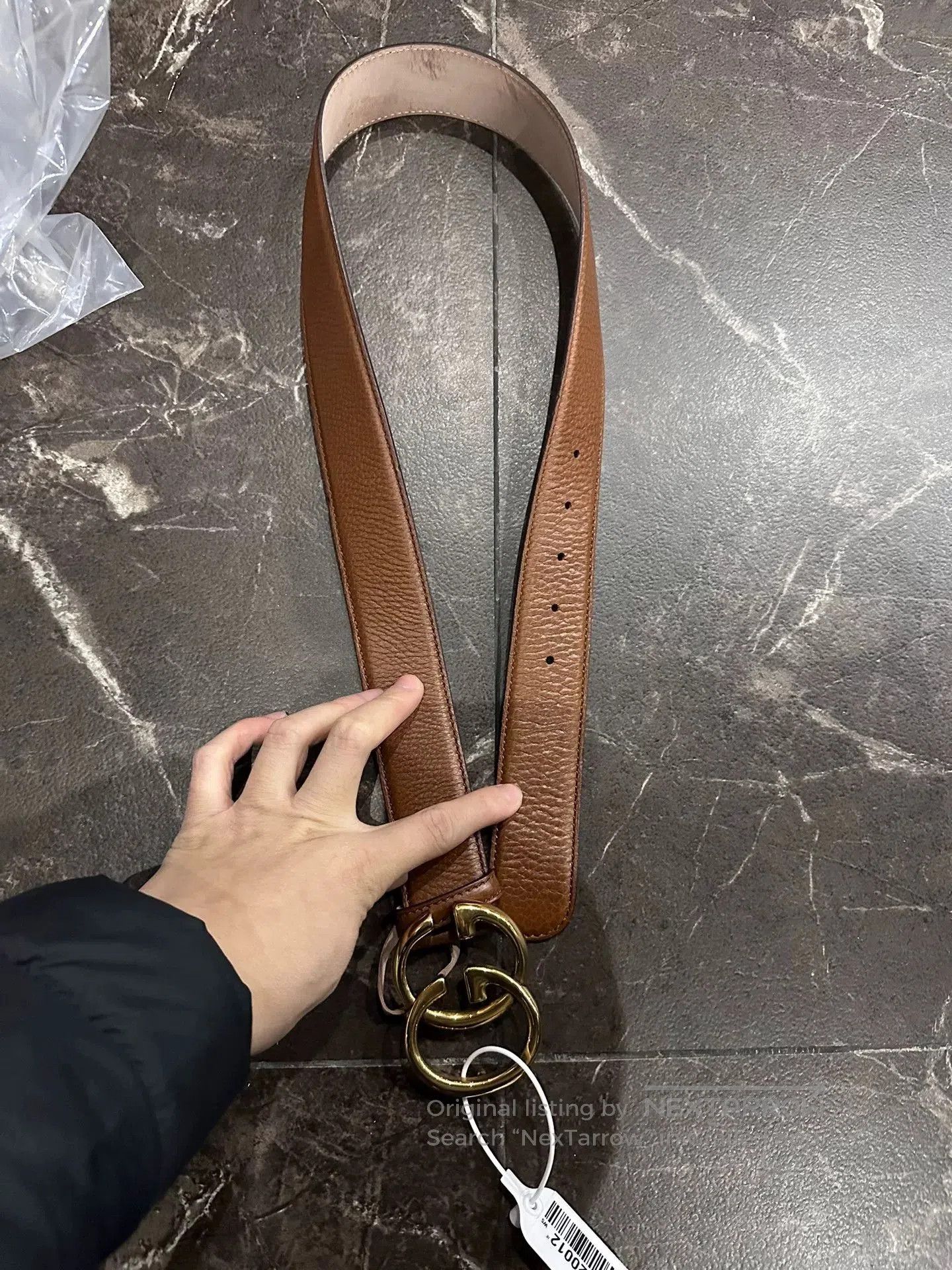 Gucci Gucci Double G Smooth Buckle Leather Belt. Size ONE SIZE - 1 Thumbnail