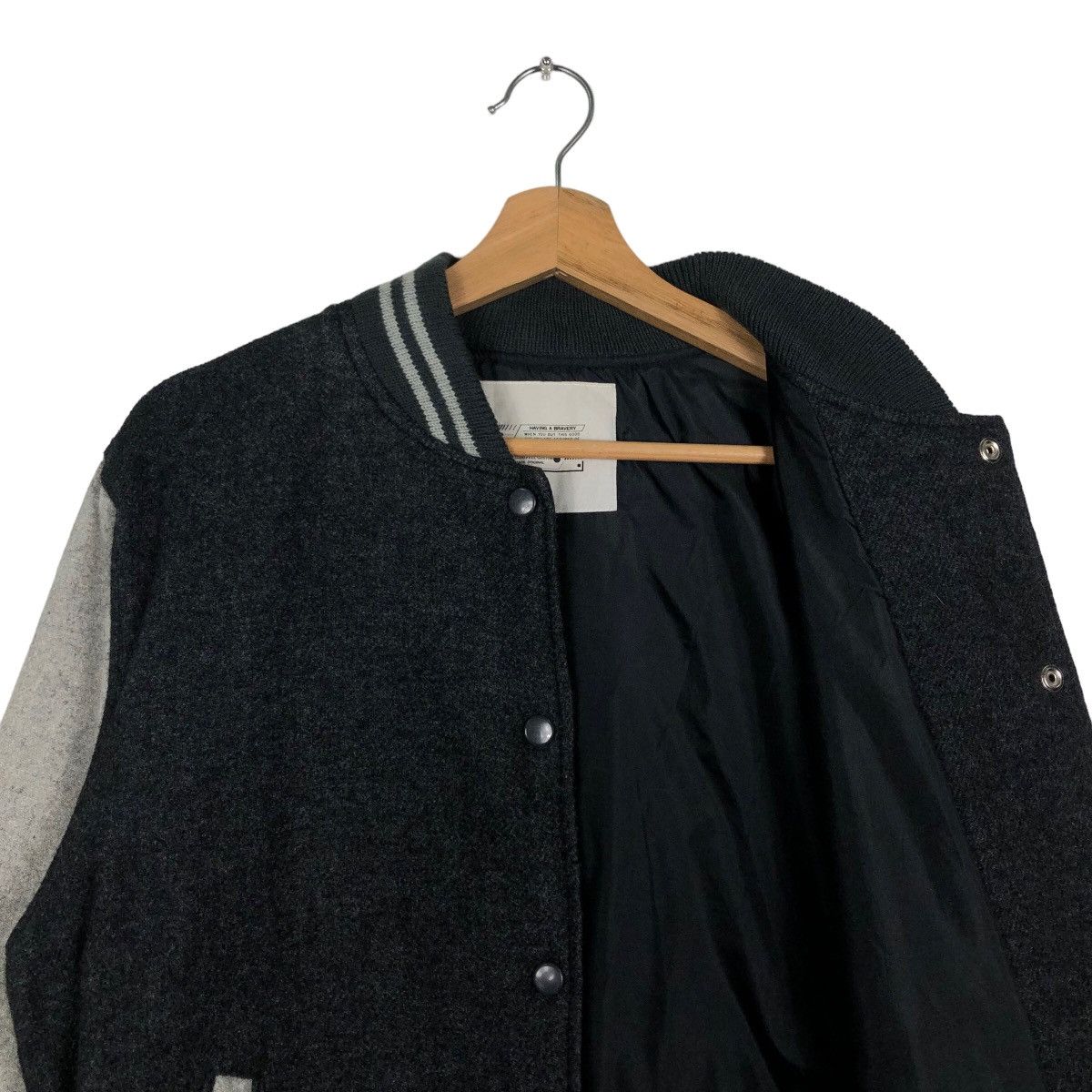 Japanese Brand 🔥90’s World Worth Vintage Varsity Jacket Issey Miyake Size US L / EU 52-54 / 3 - 10 Thumbnail