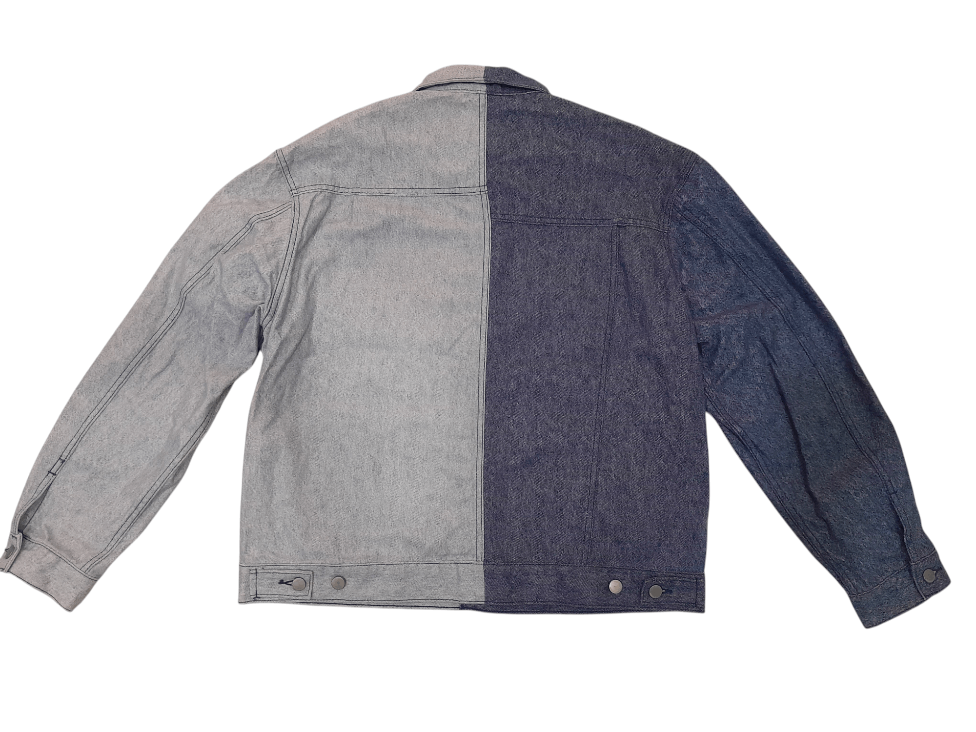 GU × Maison MIHARA YASUHIRO GU x Maison MIHARA YASUHIRO Double Tone Denim Jacket (F478) Size US L / EU 52-54 / 3 - 7 Thumbnail
