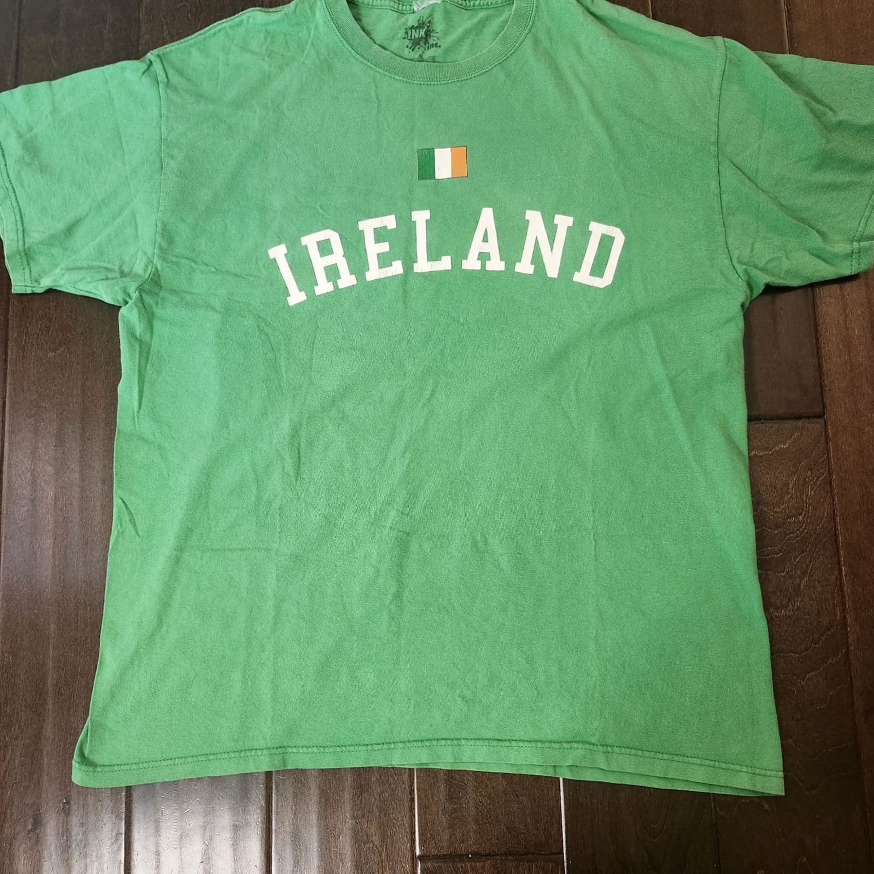 Vintage Ink Inc Ireland T Shirt Green Irish Flag Graphic Mens XL Shirt Crew Neck Short Sleeve Cotton Size US XL / EU 56 / 4 - 3 Thumbnail