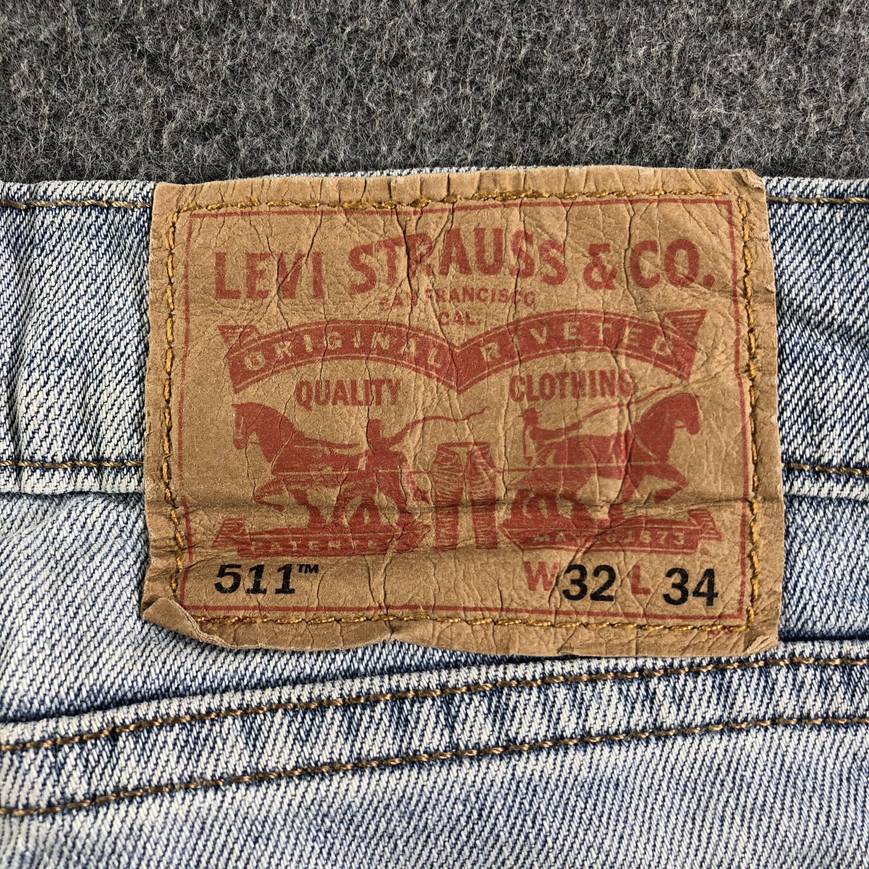 Levi's Vintage Light Wash Levis 511 Jeans-J3030 Size US 33 - 5 Thumbnail