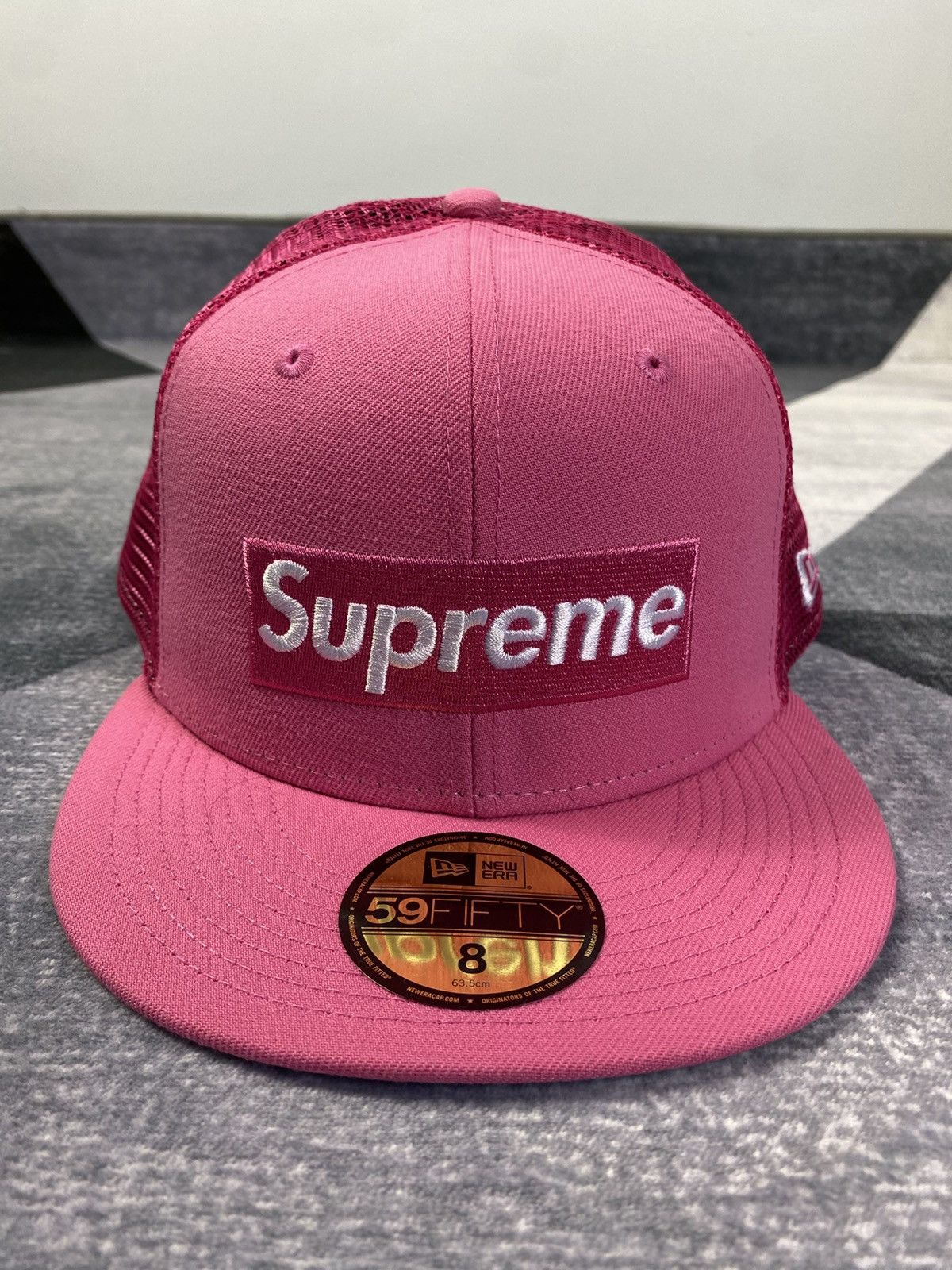 Baseball Cap Supreme Hat Pink Supreme Men's Pink Cap Hat Brand New