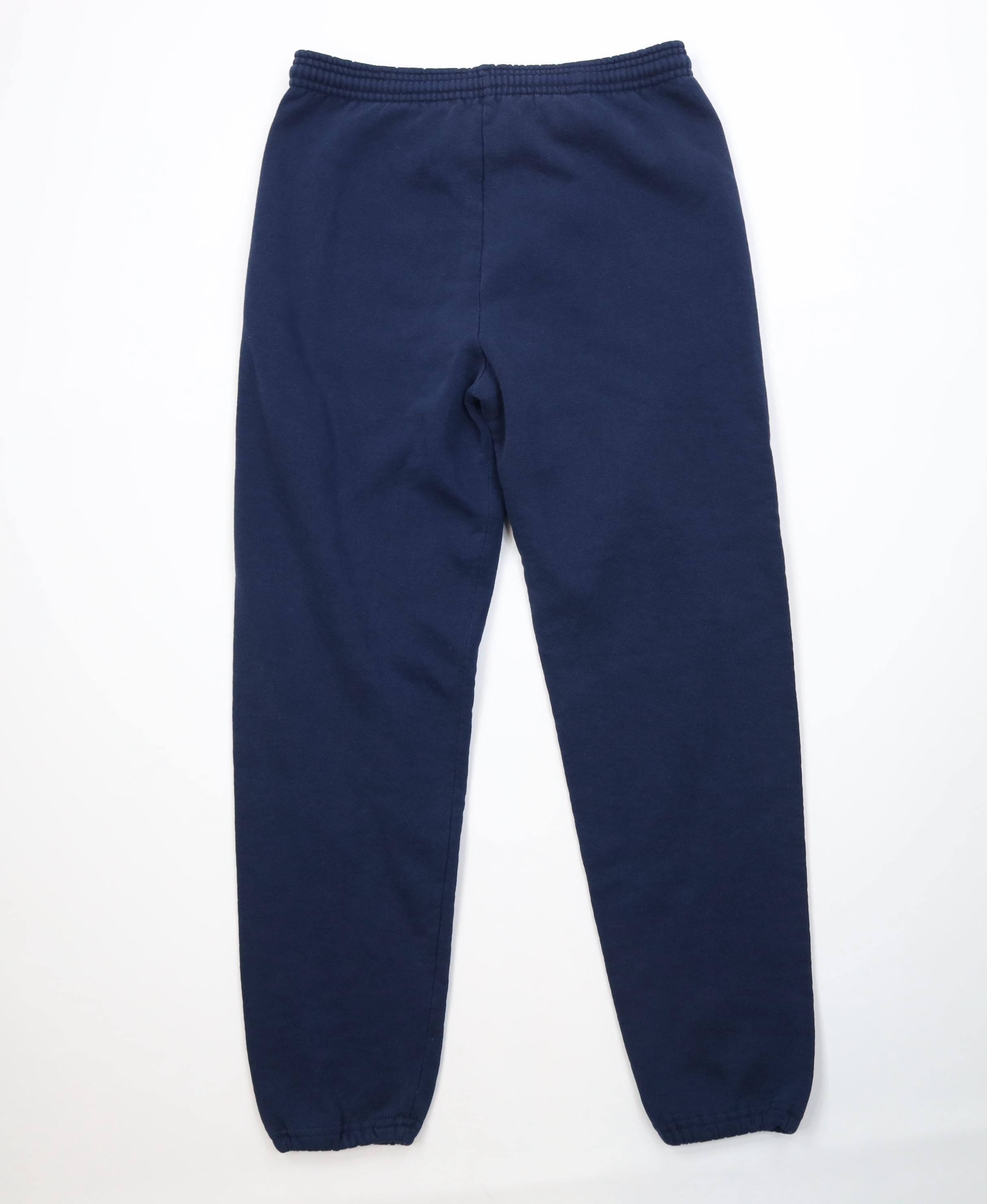 Vintage Vintage 90s Streetwear Cuffed Sweatpants Joggers Blue USA Size US 32 / EU 48 - 9 Thumbnail