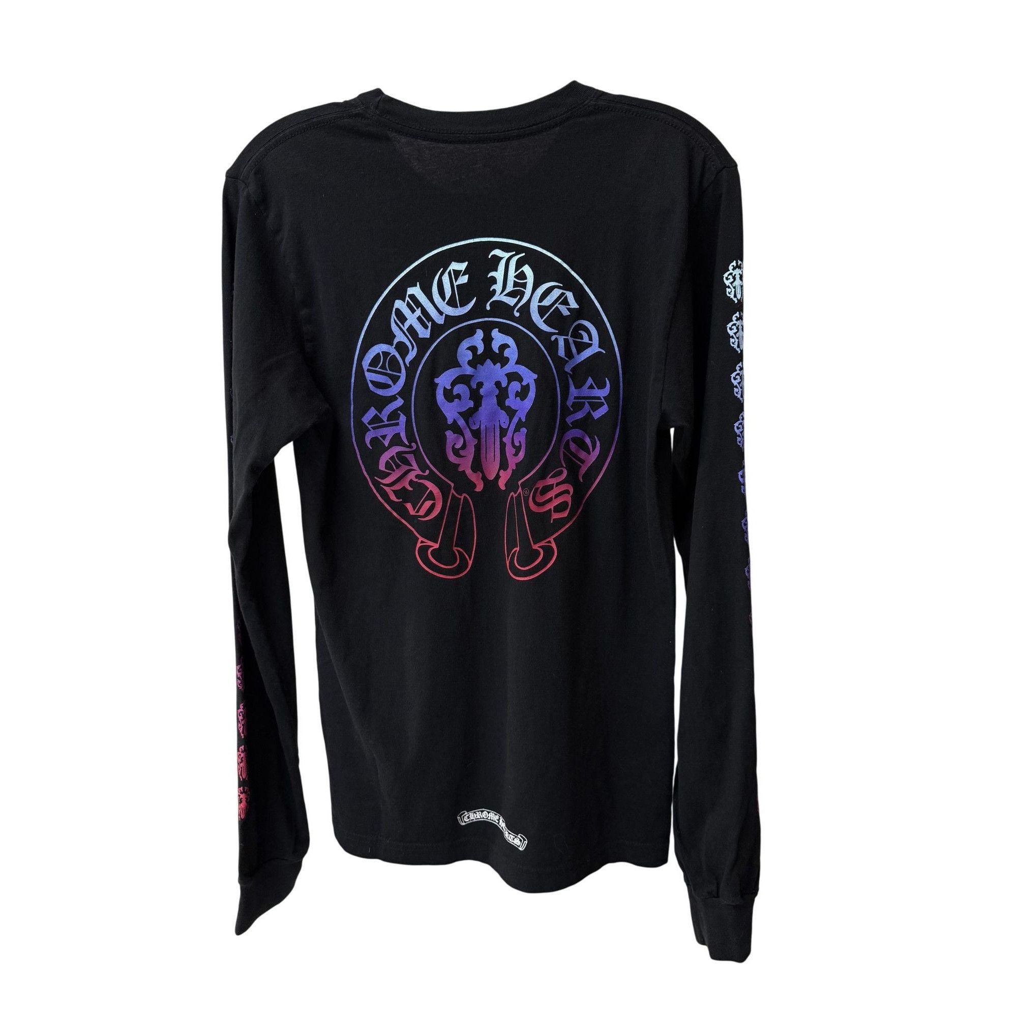 Chrome Hearts Chrome Hearts Black Long Sleeve Shirt With Pocket & Colorful Size US S / EU 44-46 / 1 - 2 Thumbnail