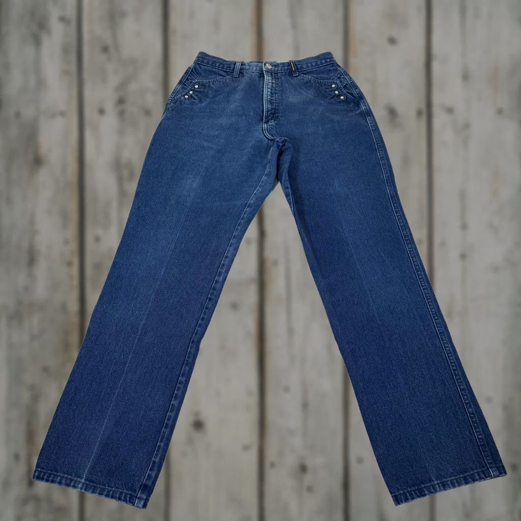 Vintage VINTAGE Rockies Jeans Womens 15 Blue Bare Back Slim Fit Denim Pants 90s Size 36" / US 14 / IT 50 - 1 Thumbnail