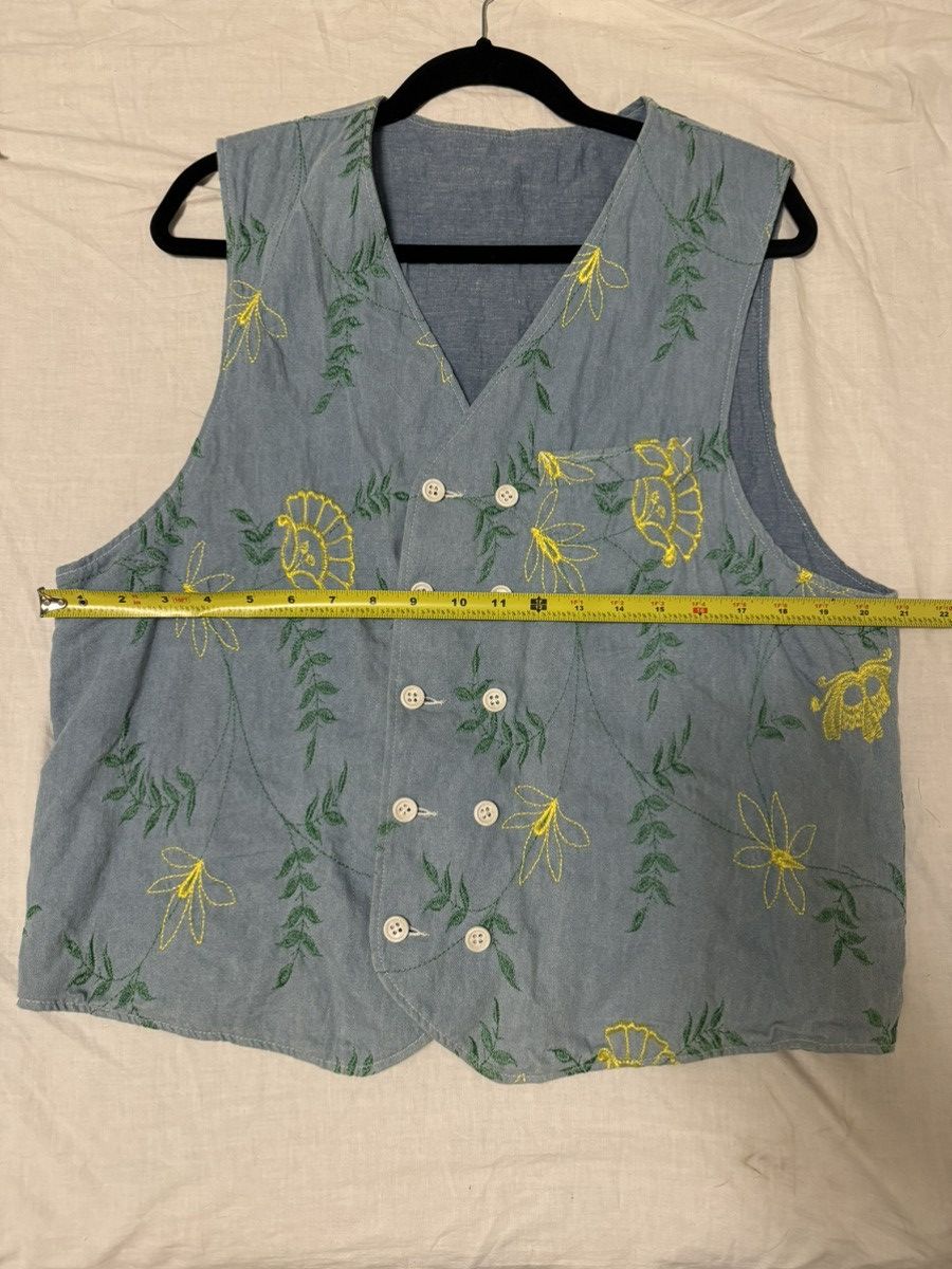 Engineered Garments Engineered Garments Floral Embroidered Vest Size US M / EU 48-50 / 2 - 4 Thumbnail
