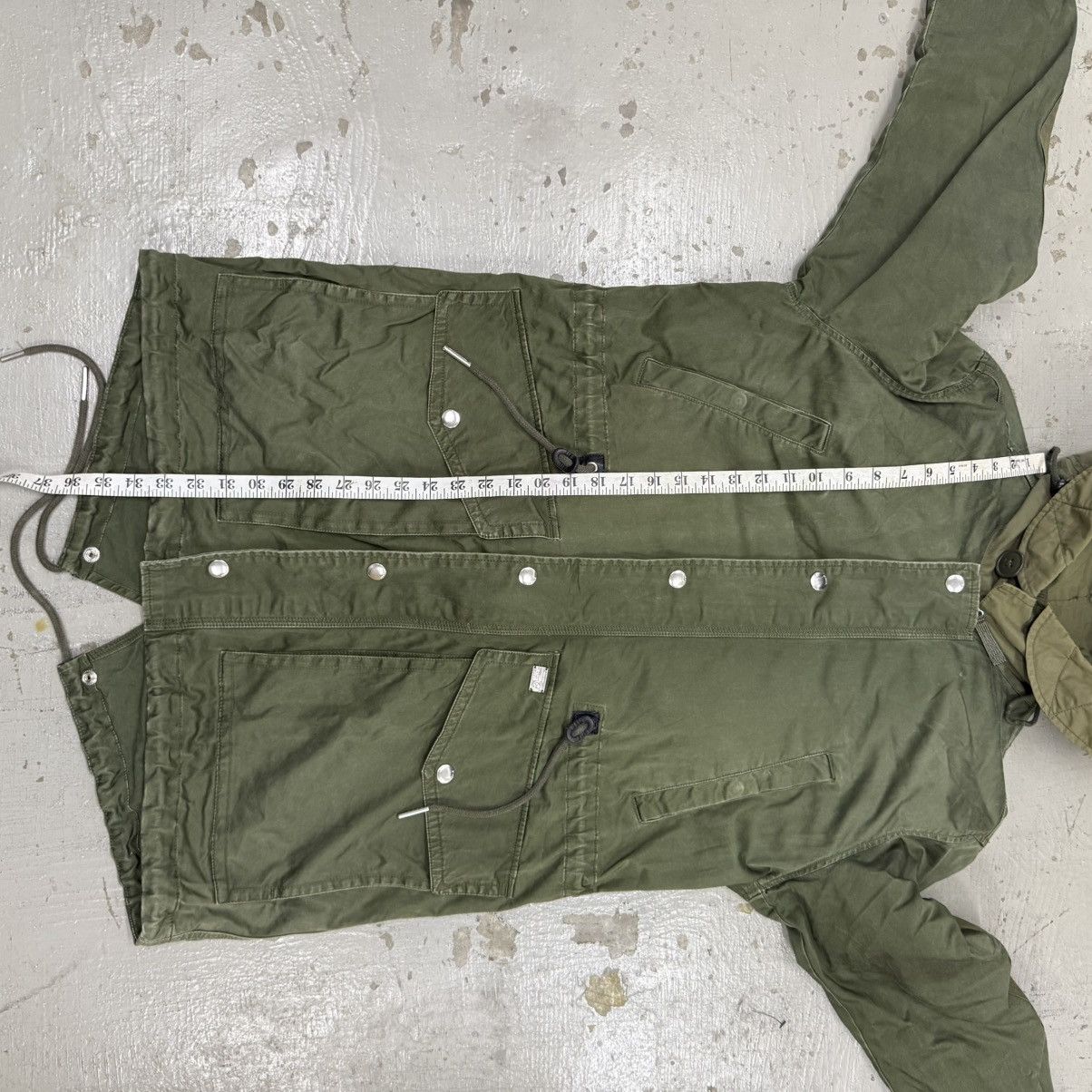 Diesel Vintage DIESEL Military Parka Jacket Khaki Rare USA Size S Size US S / EU 44-46 / 1 - 4 Thumbnail