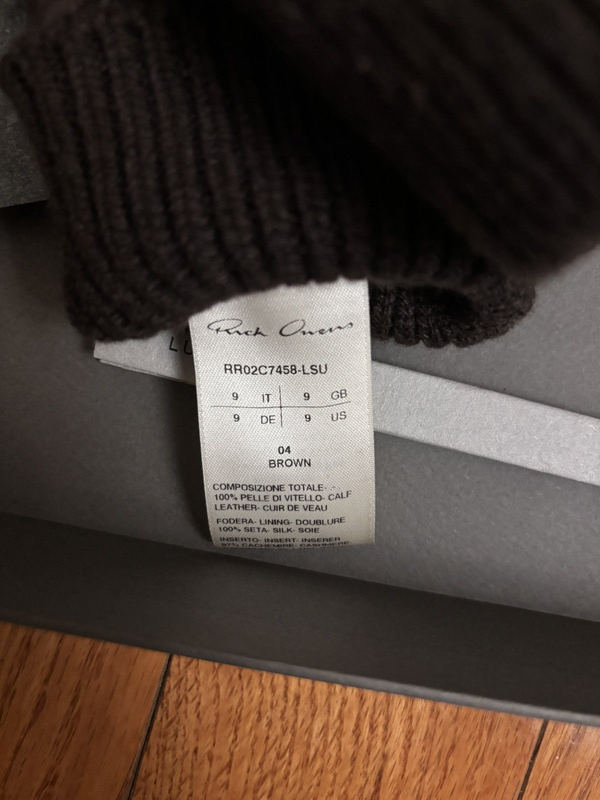 Rick Owens Rick Owens Ribcuff Gloves 9 Size ONE SIZE - 3 Thumbnail