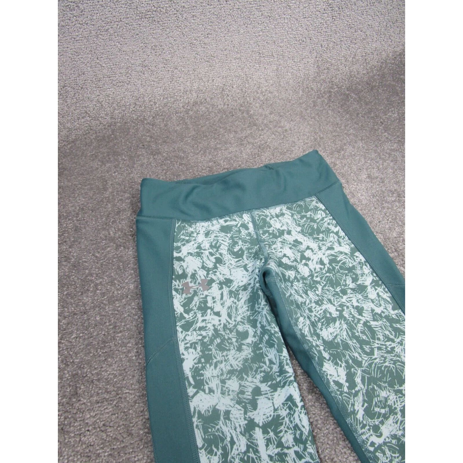 Under Armour Under Armour Womens Small Heatgear Blue Compression Crop Leggings Size 28" / US 6 / IT 42 - 3 Thumbnail