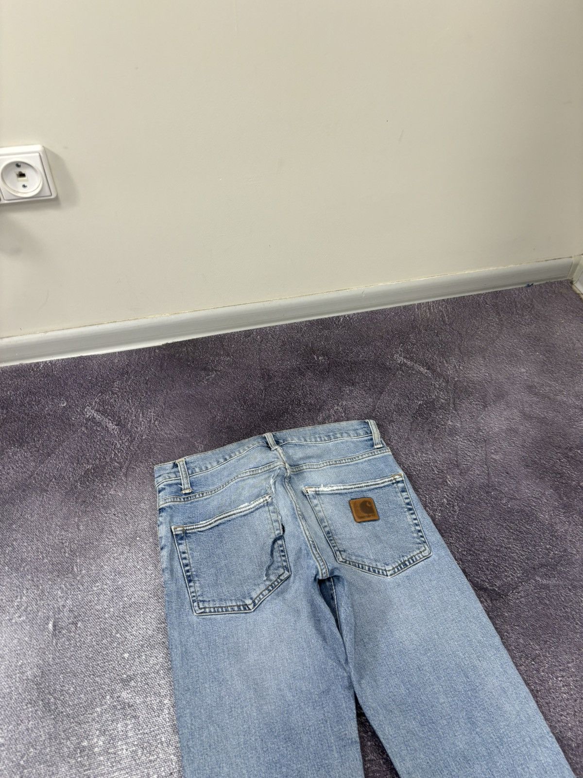 Carhartt Vintage Carhartt Light Blue Denim Work Hype Klondike Jeans Size US 29 - 5 Thumbnail