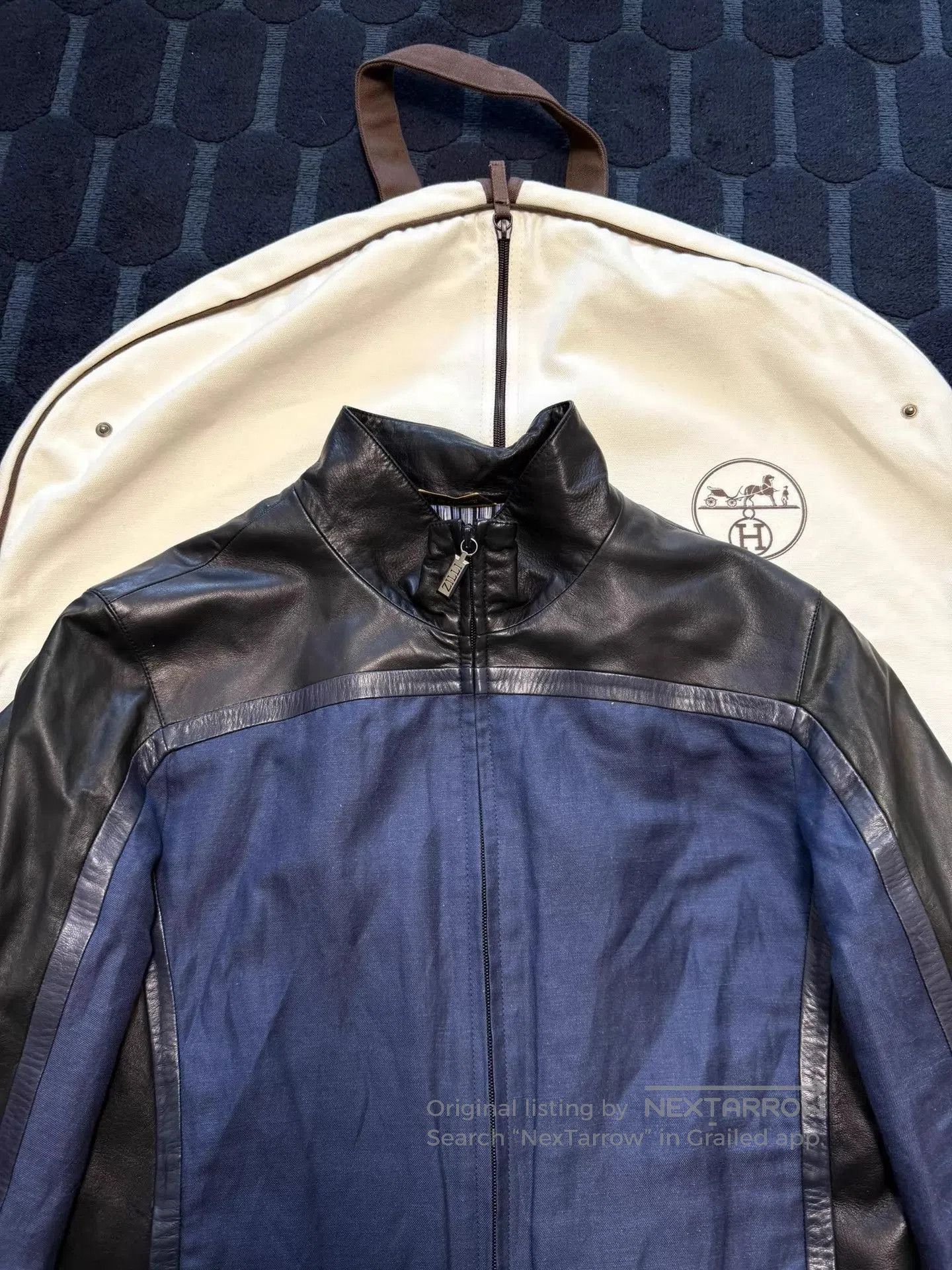 Zilli Multi-Color Leather Accent Jacket Size M. Size US M / EU 48-50 / 2 - 4 Thumbnail