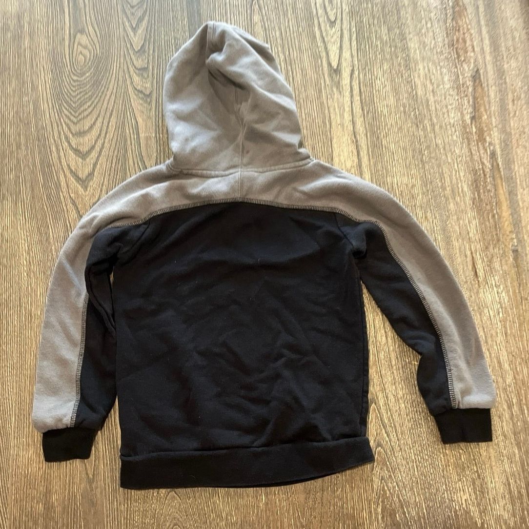 Nike Nike Boys Pullover Hoodie Logo Embroidered Black Gray Size L Size US L / EU 52-54 / 3 - 8 Thumbnail