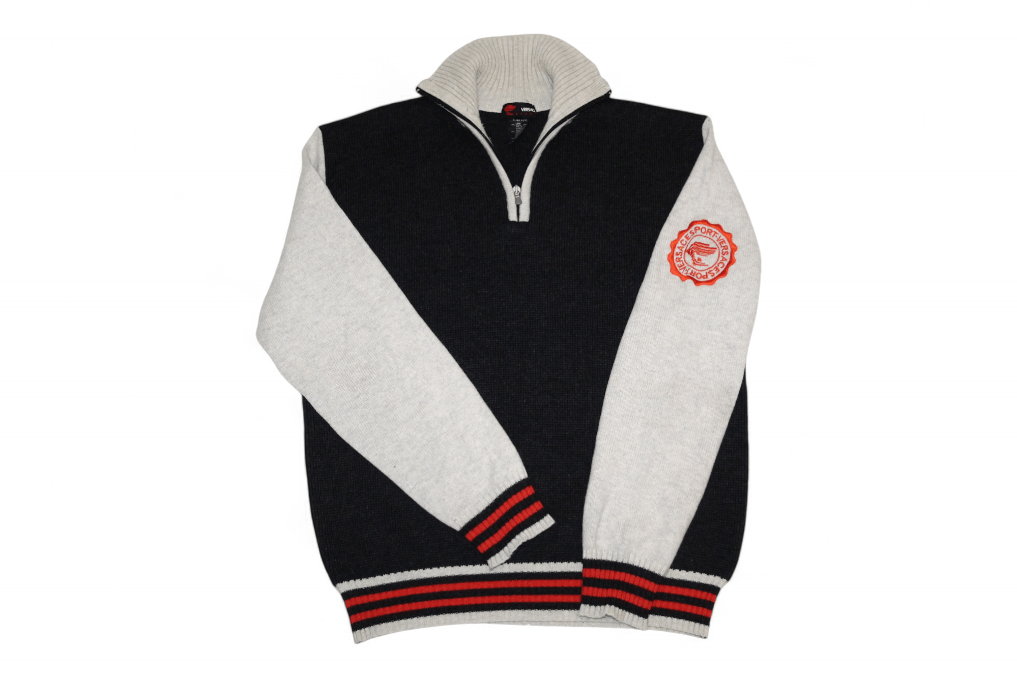 Versace RARE💥 Versace Sport ALIAS s.p.a. wool blend knit sweater Size US XL / EU 56 / 4 - 1 Thumbnail
