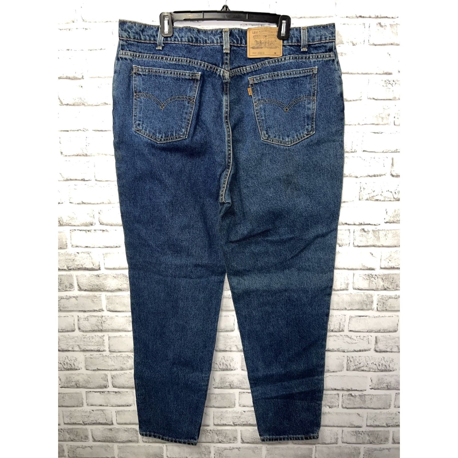 Levi's VINTAGE Levi's Tapered Fit Blue Jeans Womens Size 20 Regular 40x30 USA Size 42" / US 20 - 4 Thumbnail