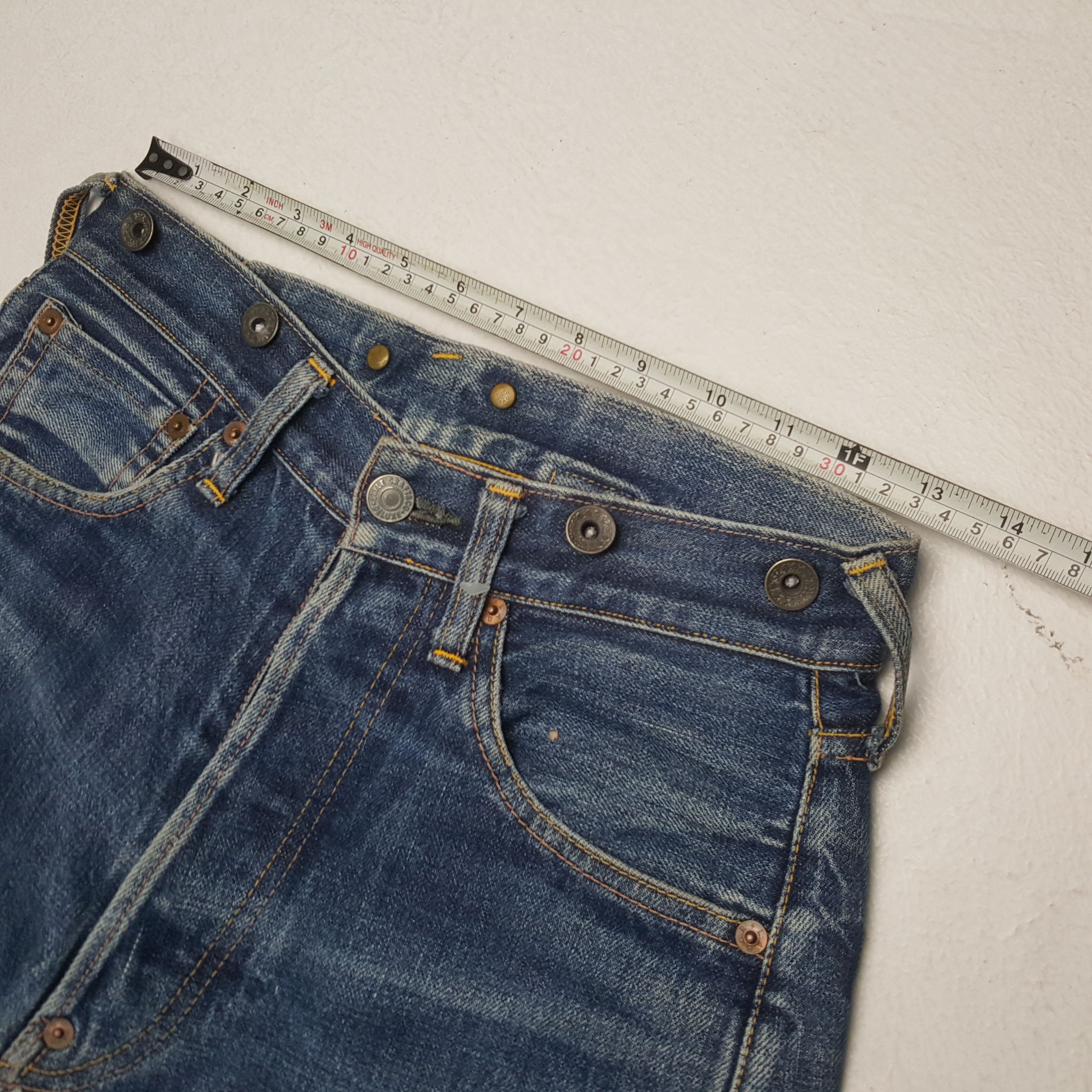Evisu EVIS Japanese Brand Custom Daicock Short Jeans dp1 Size US 26 / EU 42 - 5 Thumbnail