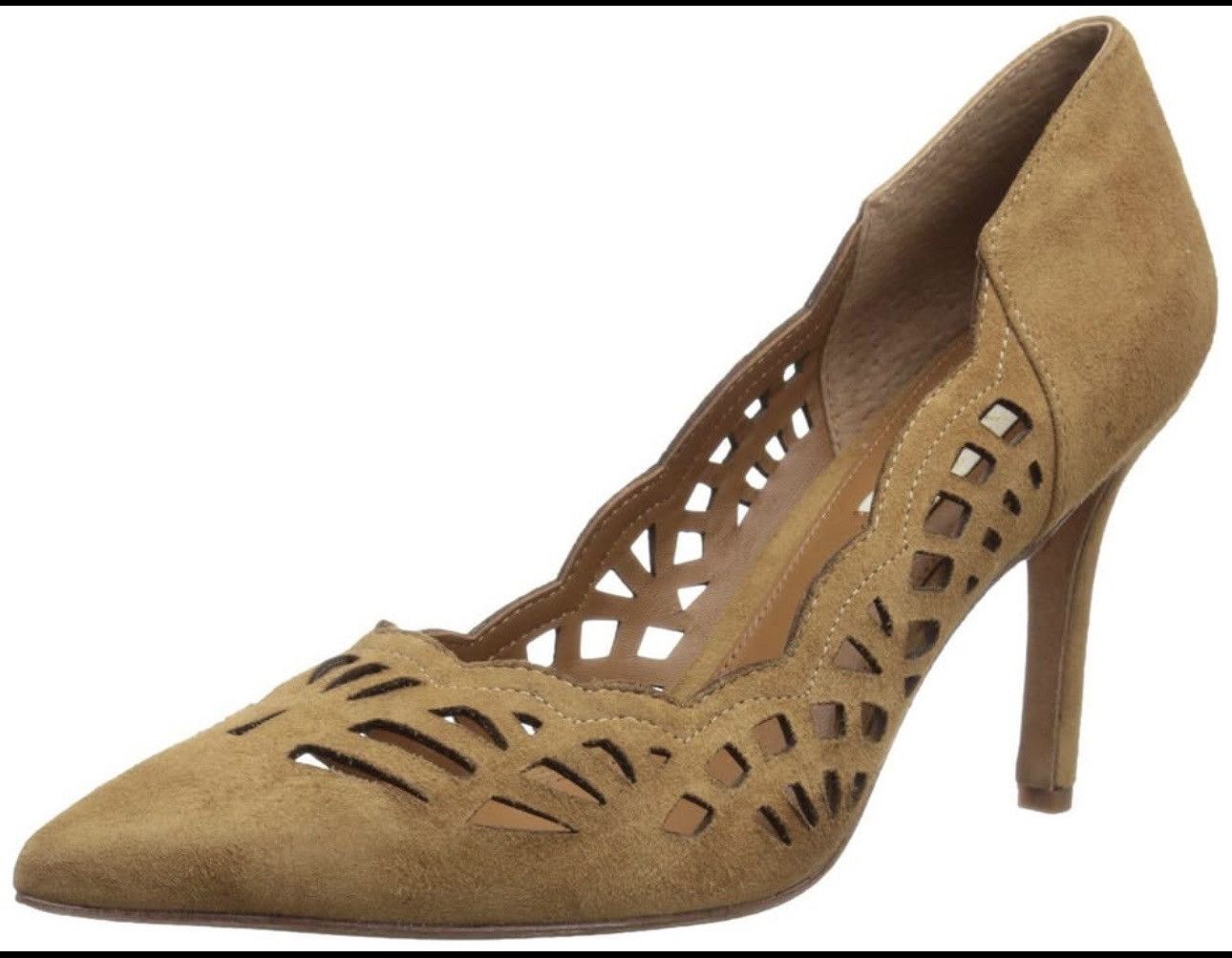 Ralph Lauren Lauren Ralph Lauren Suede Cutout Heels Size US 7.5 / IT 37.5 - 5 Thumbnail