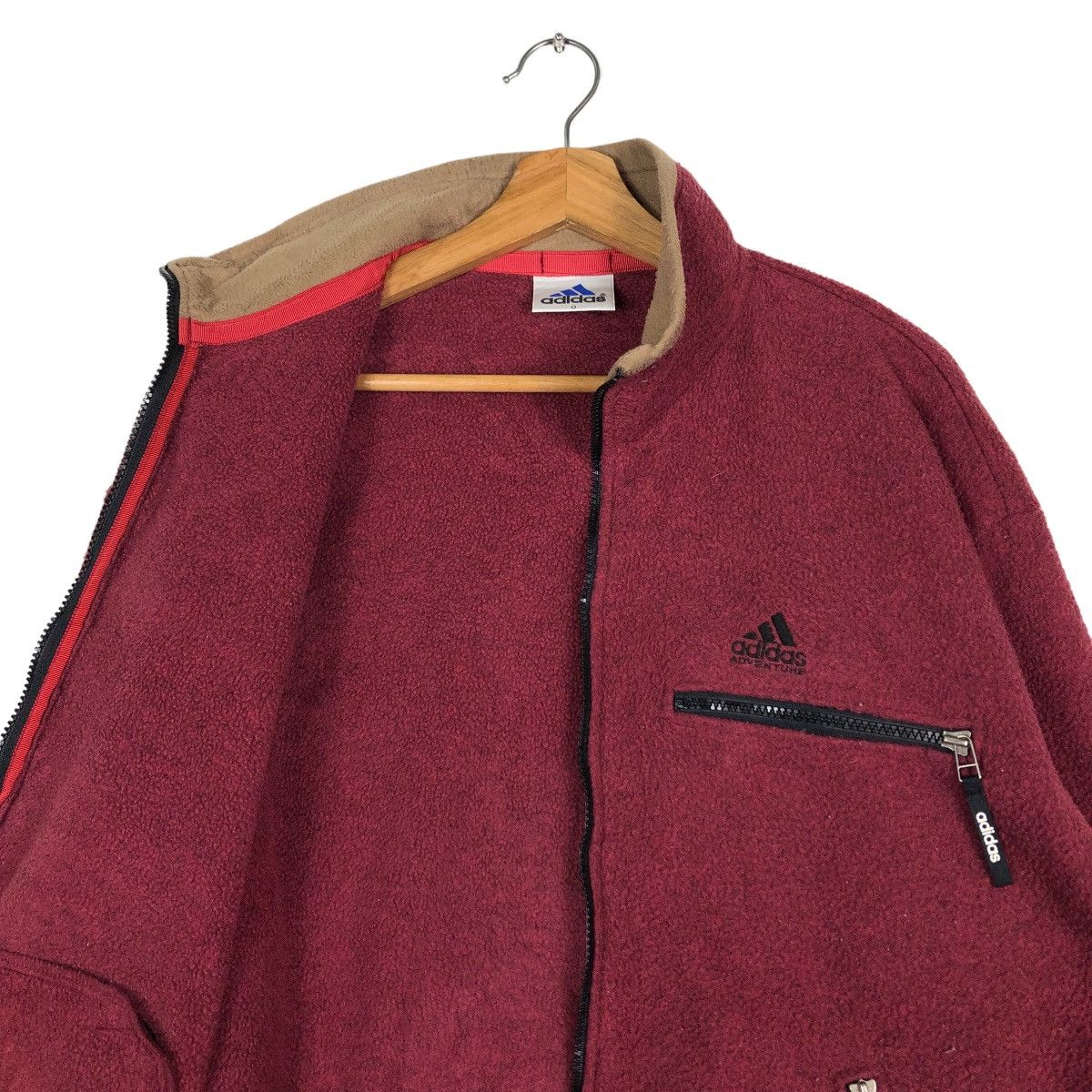 Adidas 🔥Vintage Adidas Bomber Jacket Fleece Big Logo Size US M / EU 48-50 / 2 - 12 Thumbnail