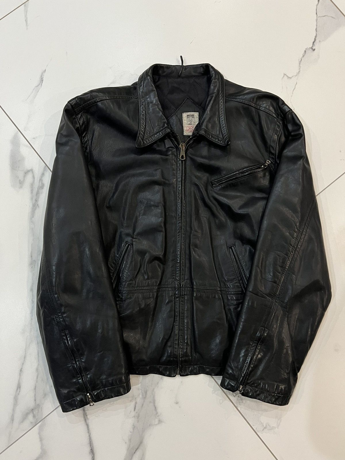 Reiss Vintage RiRi leather jacket | Grailed