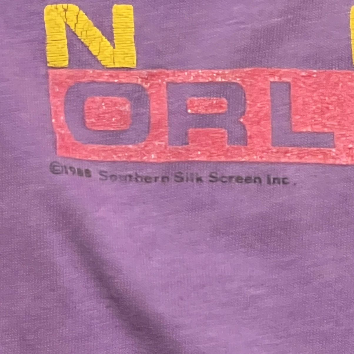 Vintage Vintage New Orleans Mardi Gras Krewes Medium Purple T Shirt Size US M / EU 48-50 / 2 - 3 Thumbnail