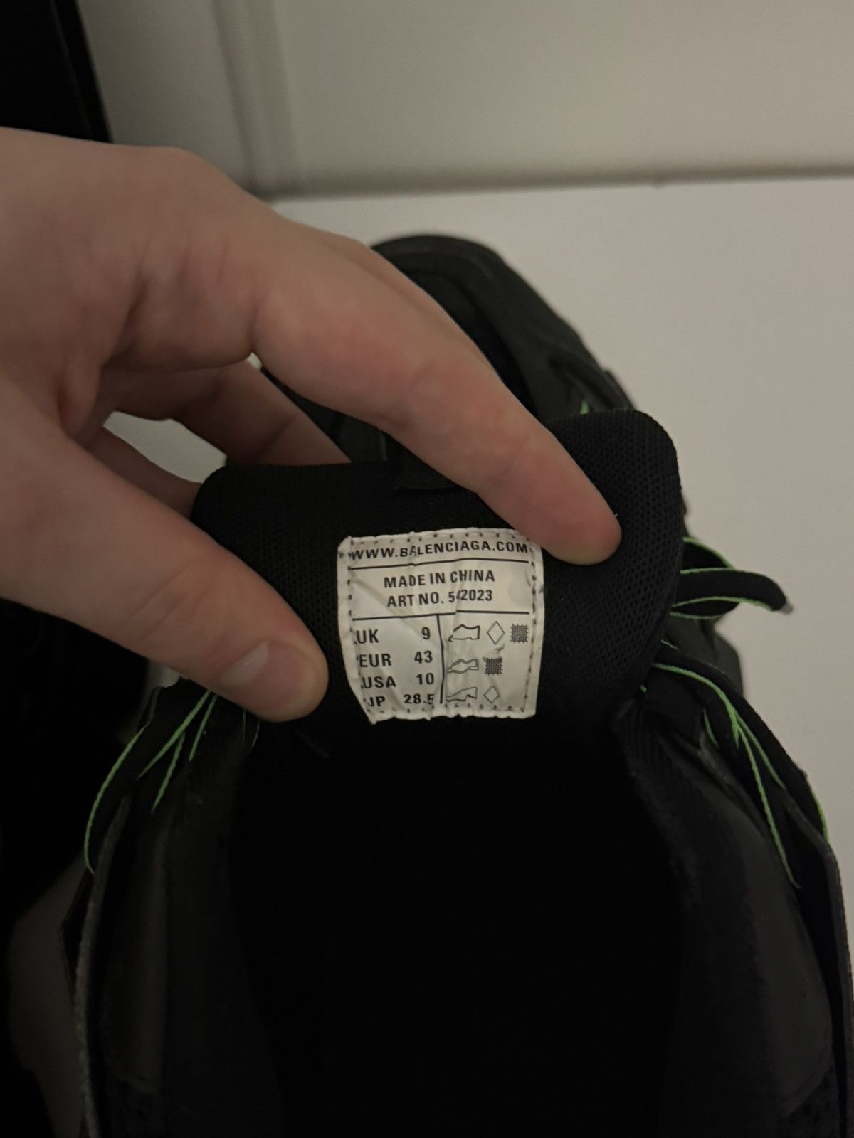 Balenciaga ⛔️Balenciaga track 1 black green 43 Size US 9 / EU 42 - 6 Thumbnail