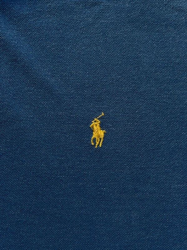 Polo Ralph Lauren Polo Ralph Lauren Sz L Polo Shirt Blue Small Pony Size US L / EU 52-54 / 3 - 3 Thumbnail
