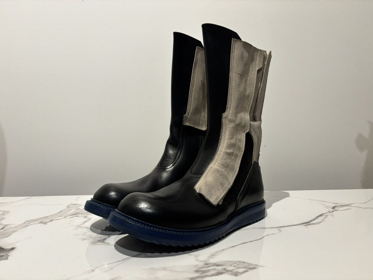 Rick Owens Rick Owens SS15 FAUN Bi-Colour Moto Cross Creeper Boot Black Size US 8 / EU 41 - 3 Thumbnail