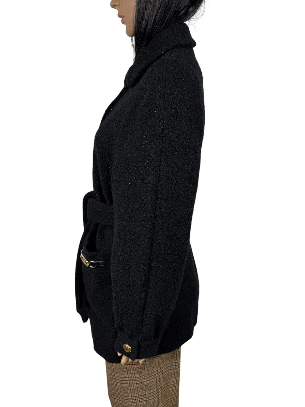 Maje Maje Wool Tweed Coat Belted size 34 Size XS / US 0-2 / IT 36-38 - 5 Thumbnail