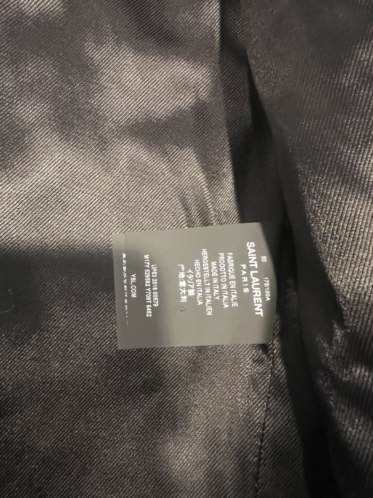 Saint Laurent Paris Saint Laurent mens overcoat. 50/40. $3650 Size US M / EU 48-50 / 2 - 4 Thumbnail