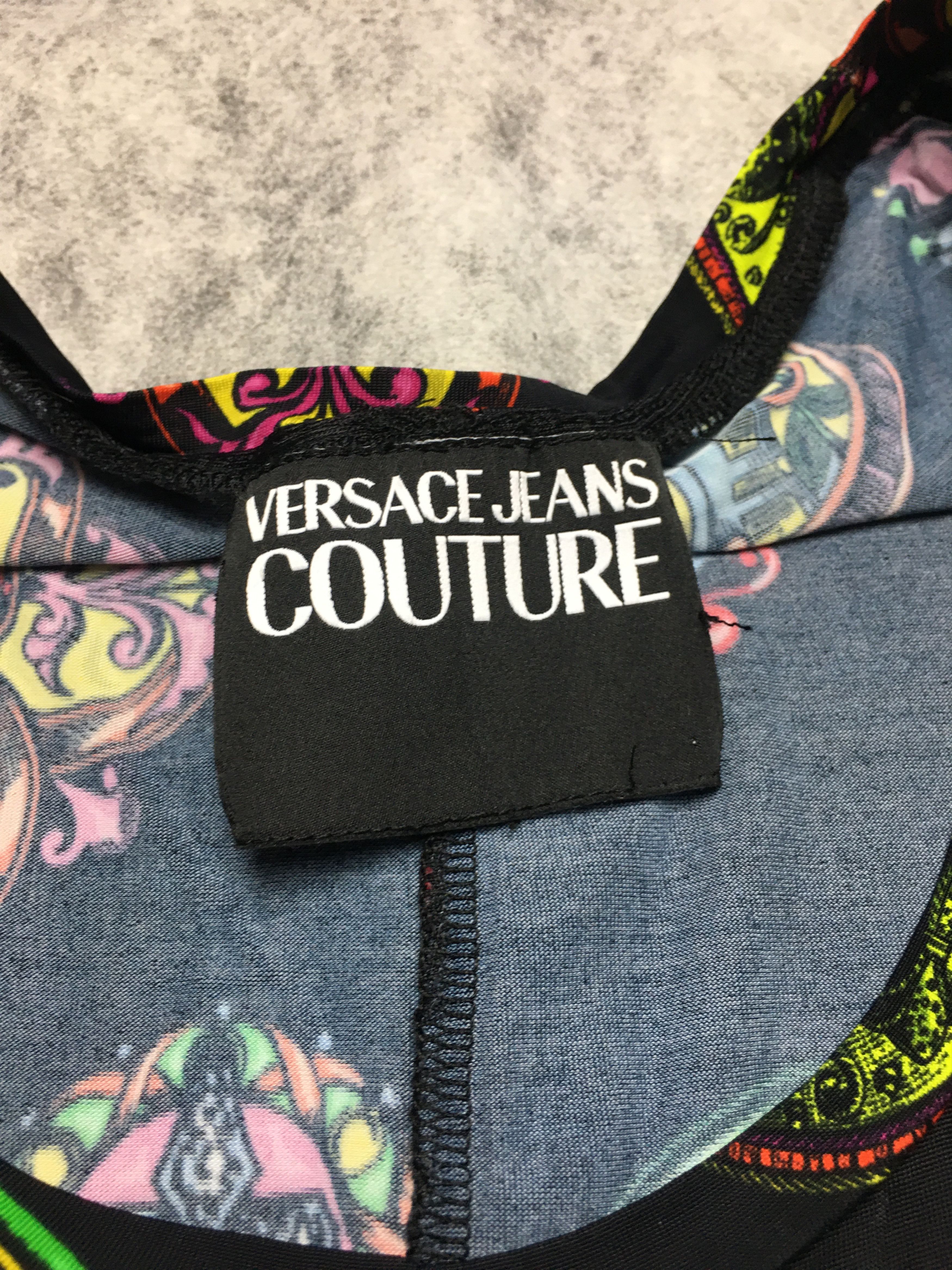 Versace Jeans Couture Versace Jeans Couture Logo Print Dress Size L / US 10 / IT 46 - 6 Thumbnail