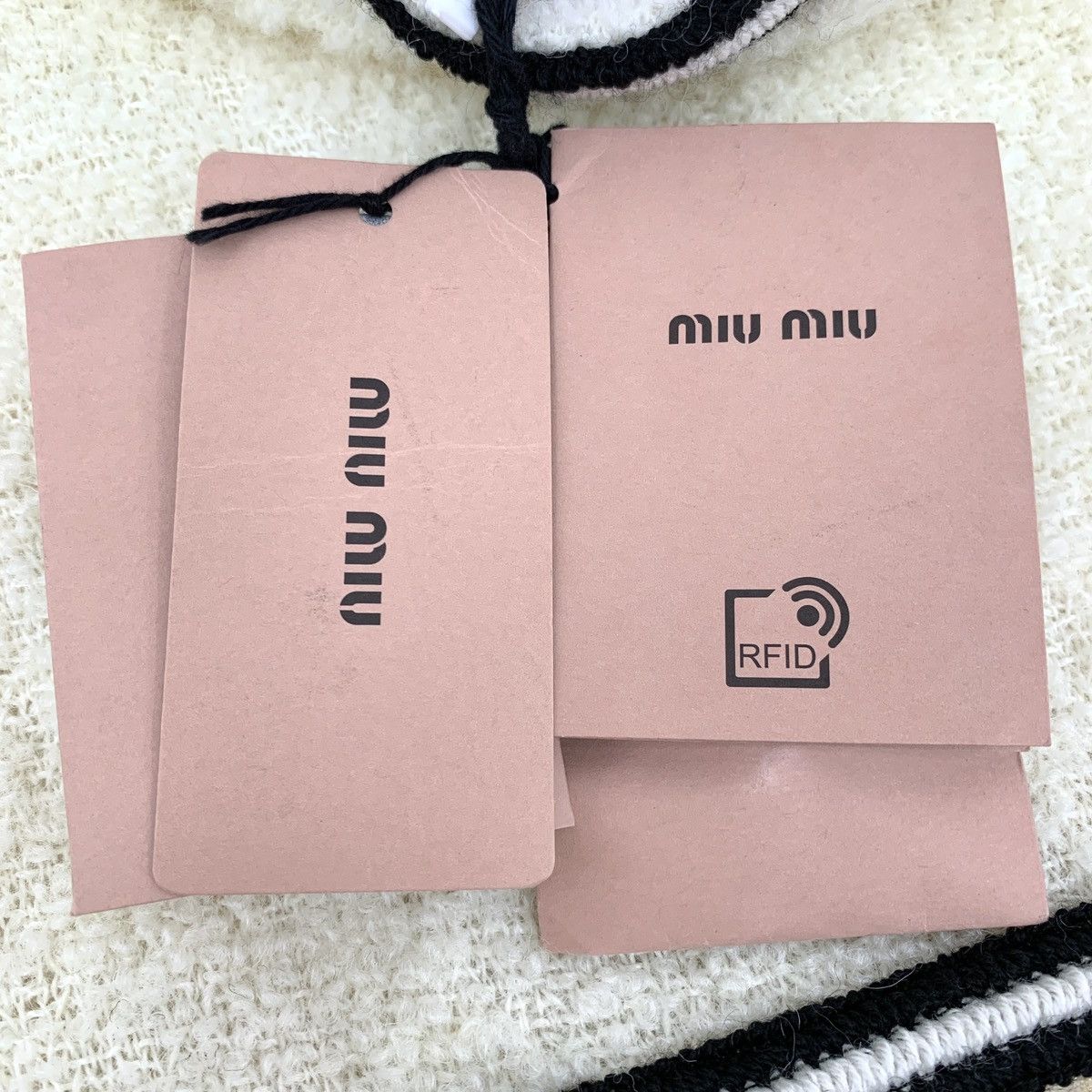 Miu Miu MiuMiu Beige Striped Wool Tweed Casual Skirt K26WX Size 26" / US 2 / IT 38 - 8 Thumbnail
