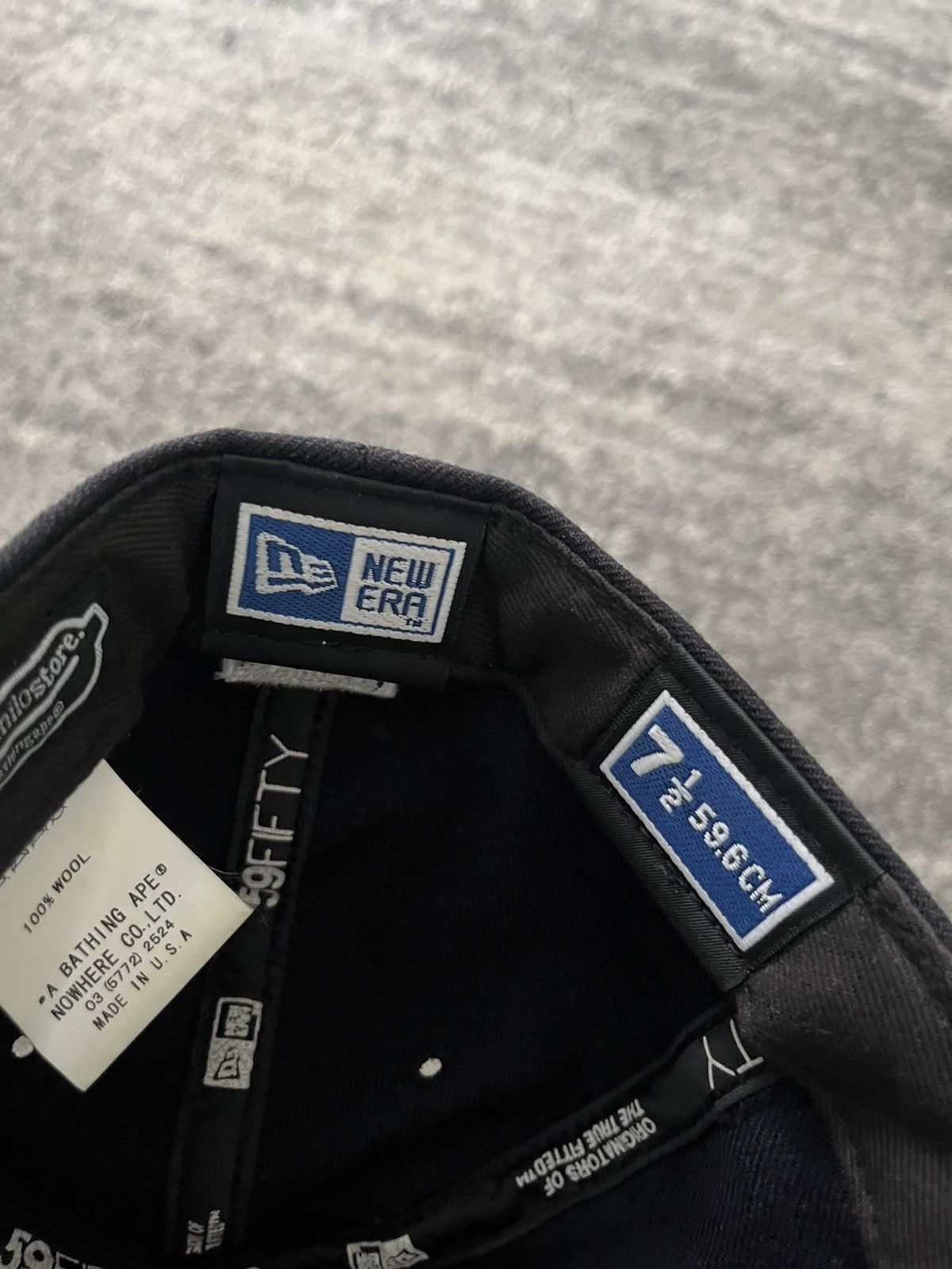 Bape Black Baby Milo Hat/Cap Size ONE SIZE - 7 Thumbnail