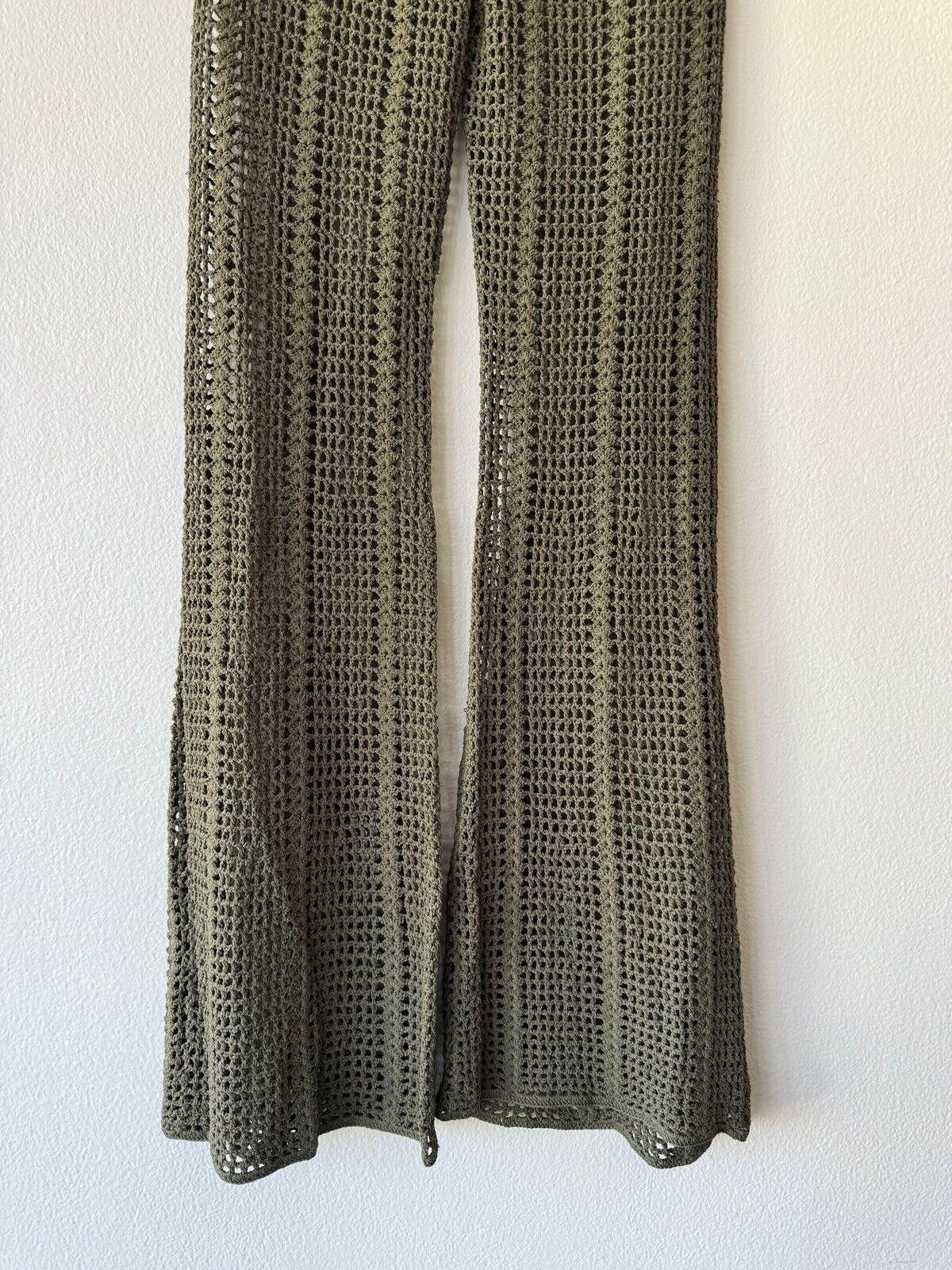 Dion Lee New dion lee knit pinnacle open crochet pant green small s 8 Size 28" / US 6 / IT 42 - 7 Thumbnail