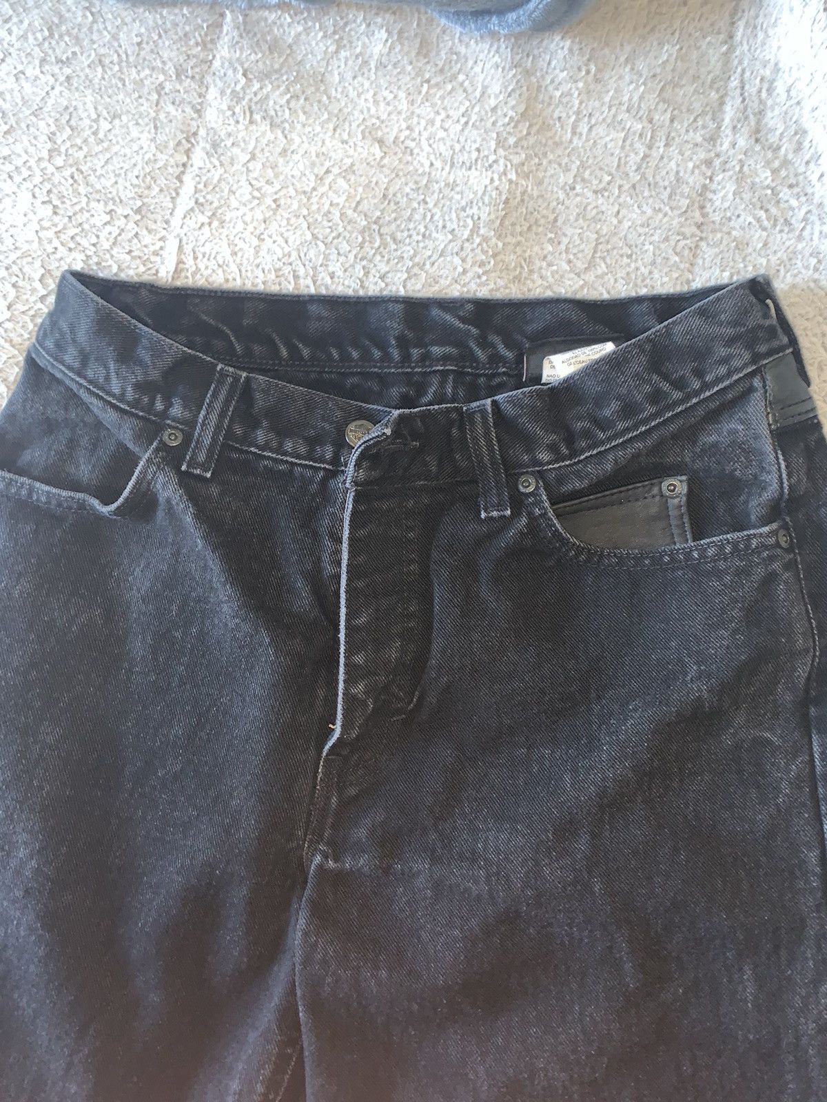 Harley Davidson Harley Davison black vintage all American jeans 31X32 Size US 31 - 3 Thumbnail