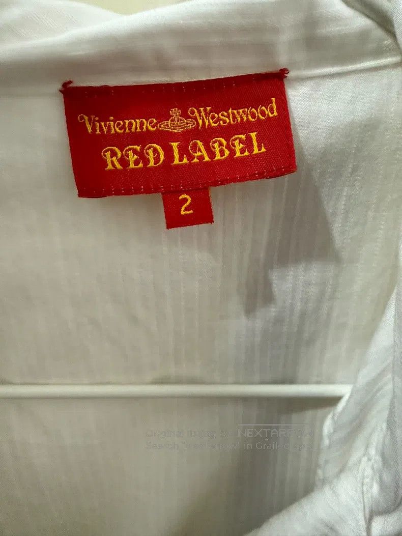 Vivienne Westwood Vivienne Westwood Vintage Big Bow Shirt with Saturn Embroi Size M / US 6-8 / IT 42-44 - 4 Thumbnail