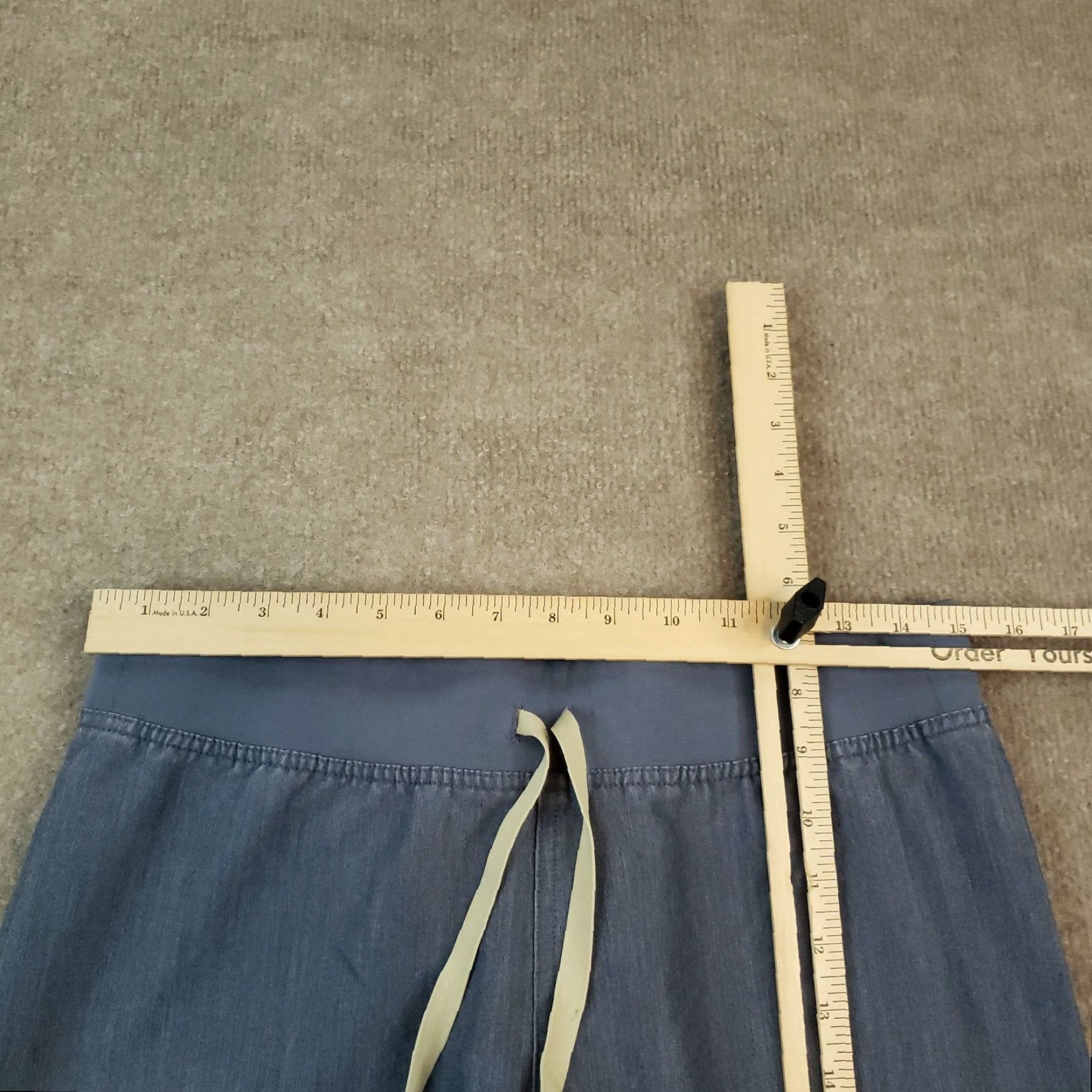 Vintage FIGS Scrub Pants Mens Small Blue Drawstring Stretch Medical Size US 29 - 4 Thumbnail