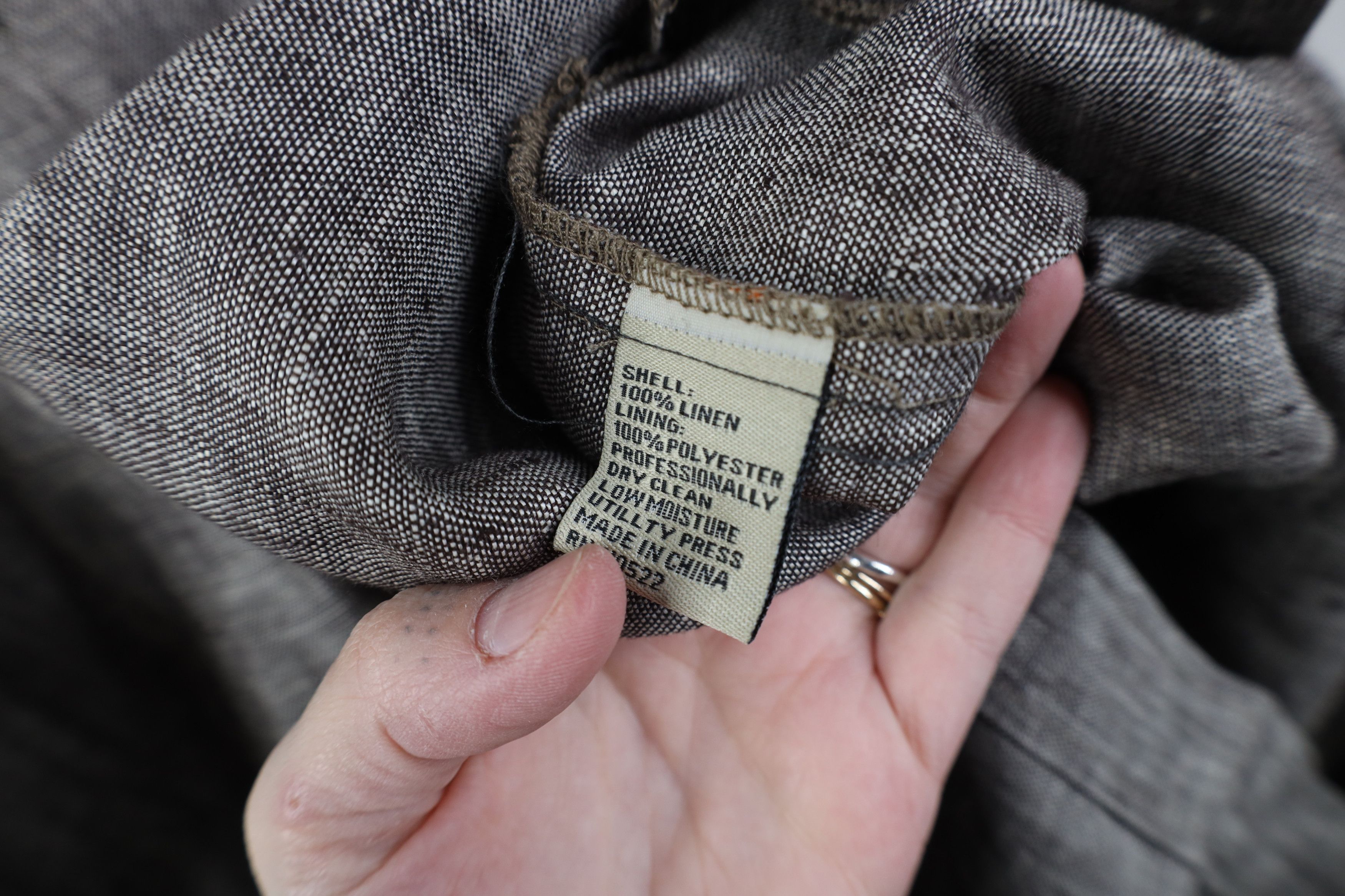 Vintage Vintage 90s Y2K Streetwear Linen Short Sleeve Button Shirt Size US L / EU 52-54 / 3 - 7 Thumbnail