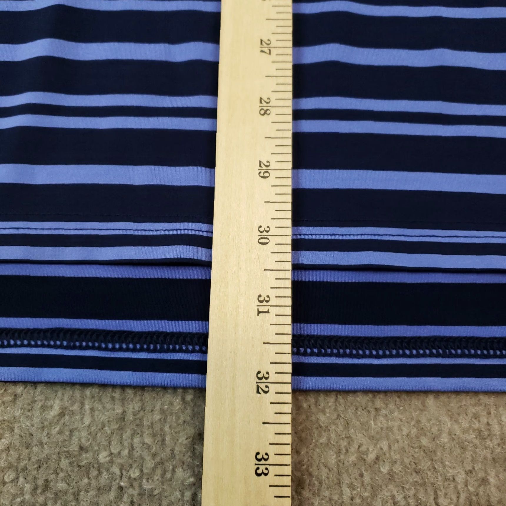 Ralph Lauren Ralph Lauren Polo Mens Extra Large XL Blue Striped Short Sleeve Shirt Size US XL / EU 56 / 4 - 3 Thumbnail