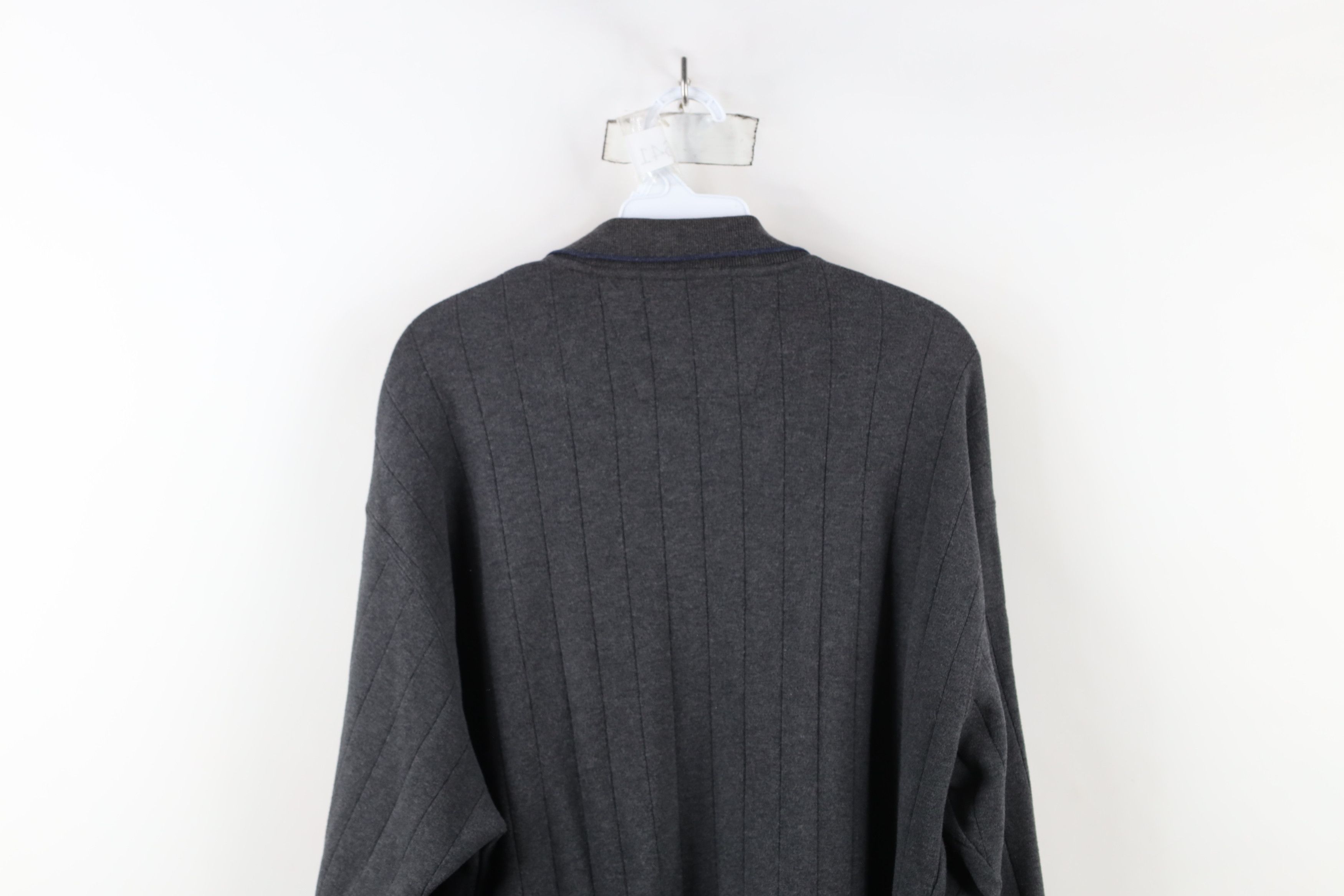 Vintage Vintage 90s Streetwear Striped Long Sleeve Rugby Polo Shirt Size US M / EU 48-50 / 2 - 12 Thumbnail