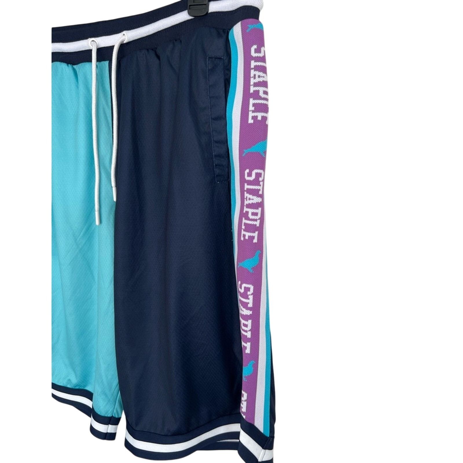 Staple Staple Pigeon Brand Collegiate Basketball Shorts Mens XL $58 Size US 38 / EU 54 - 4 Thumbnail