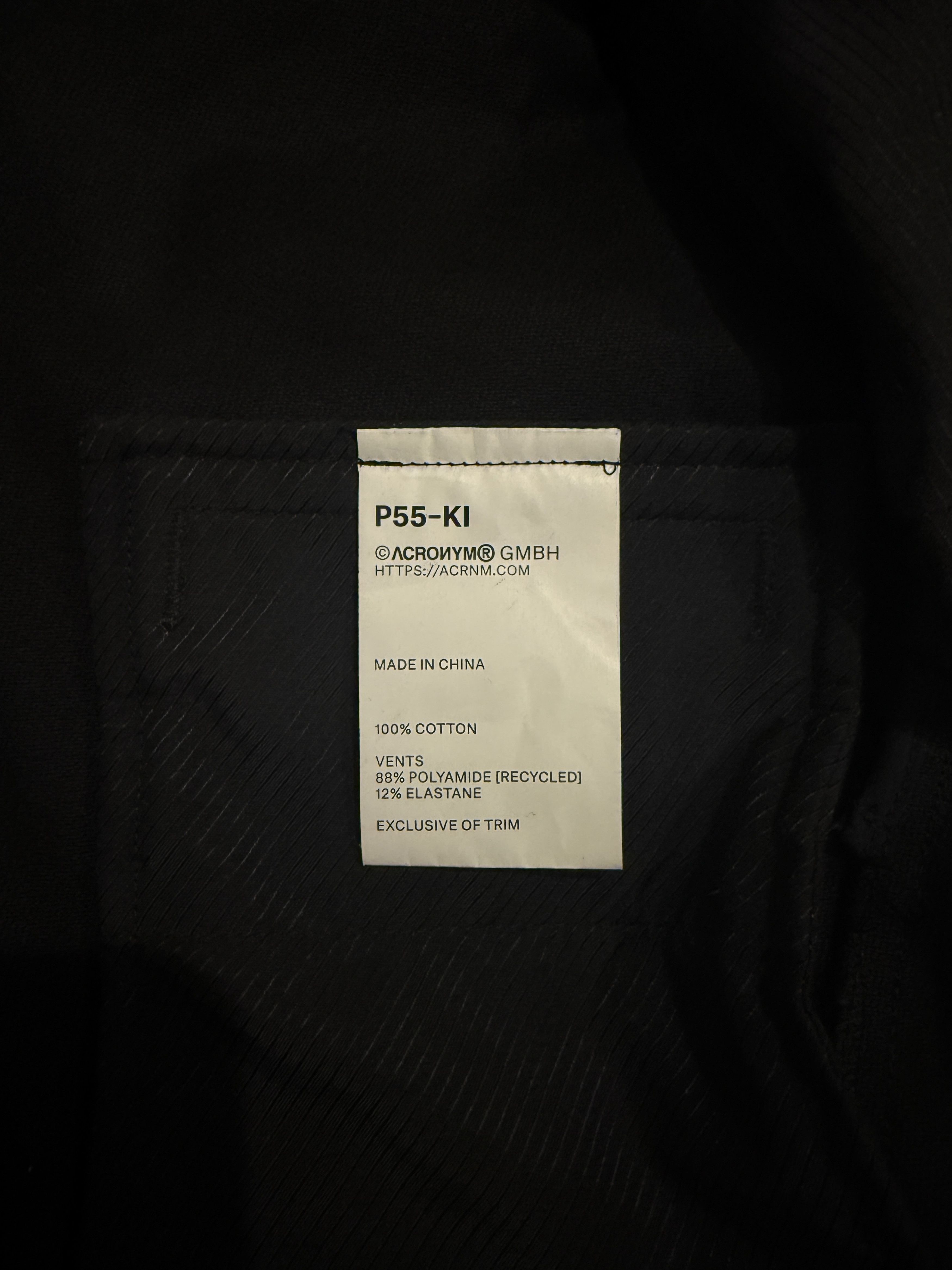 Acronym Acronym P55-KI SS25 Size US 38 / EU 54 - 7 Thumbnail