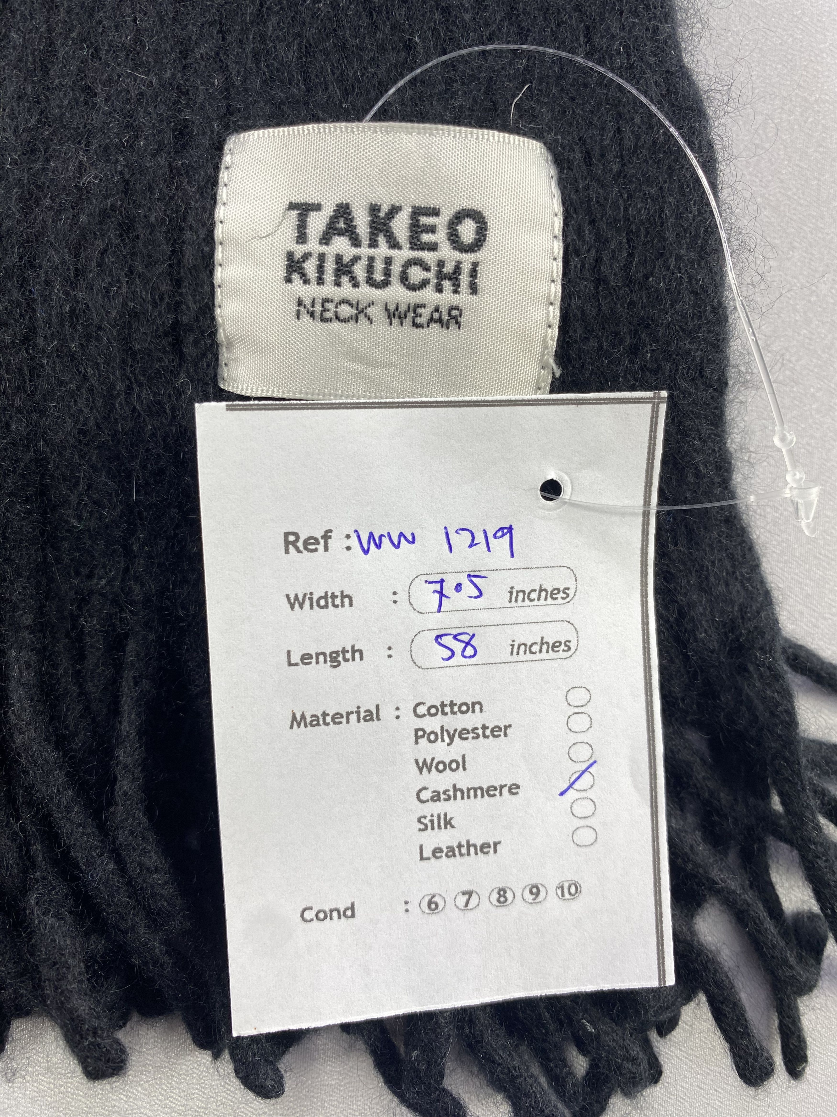 Takeo Kikuchi × Vintage Takeo Kikuchi Scarf / Muffler / Neckwear Size ONE SIZE - 5 Thumbnail