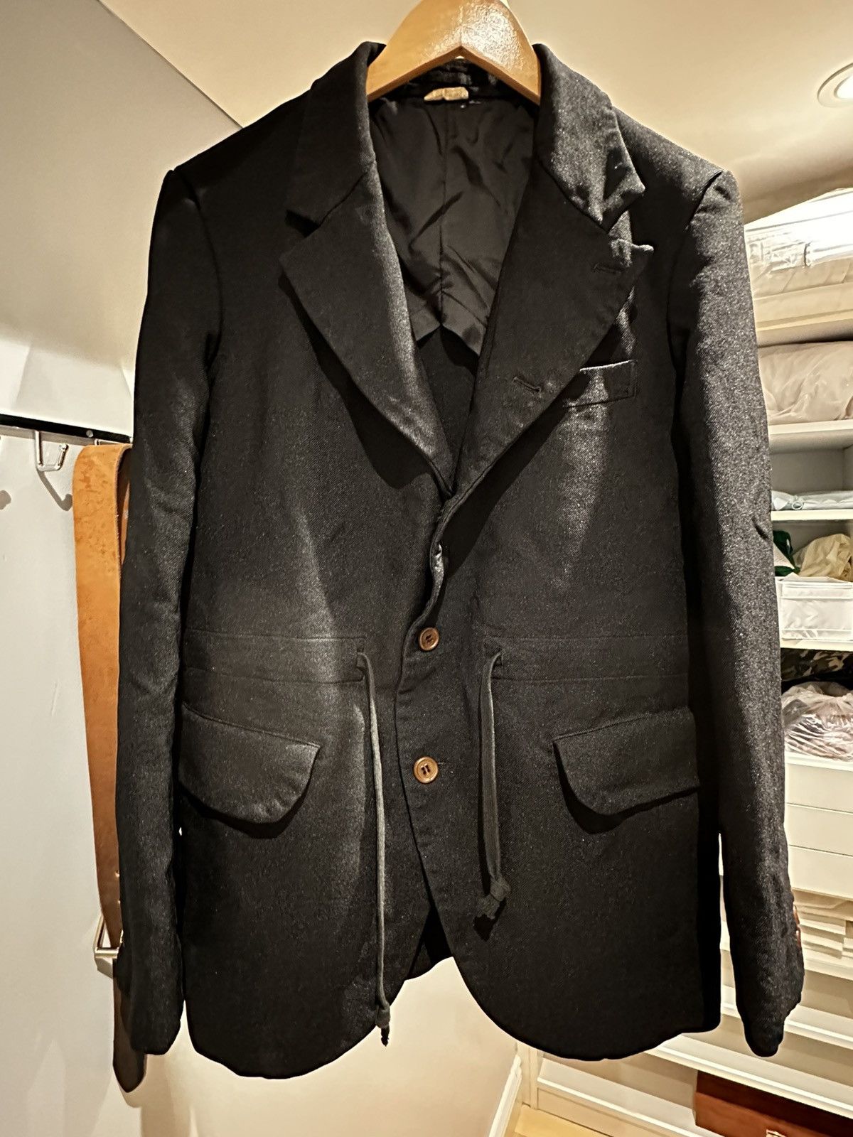 Comme des Garçons Homme Deux AD2021 Waist Stripe Blazer