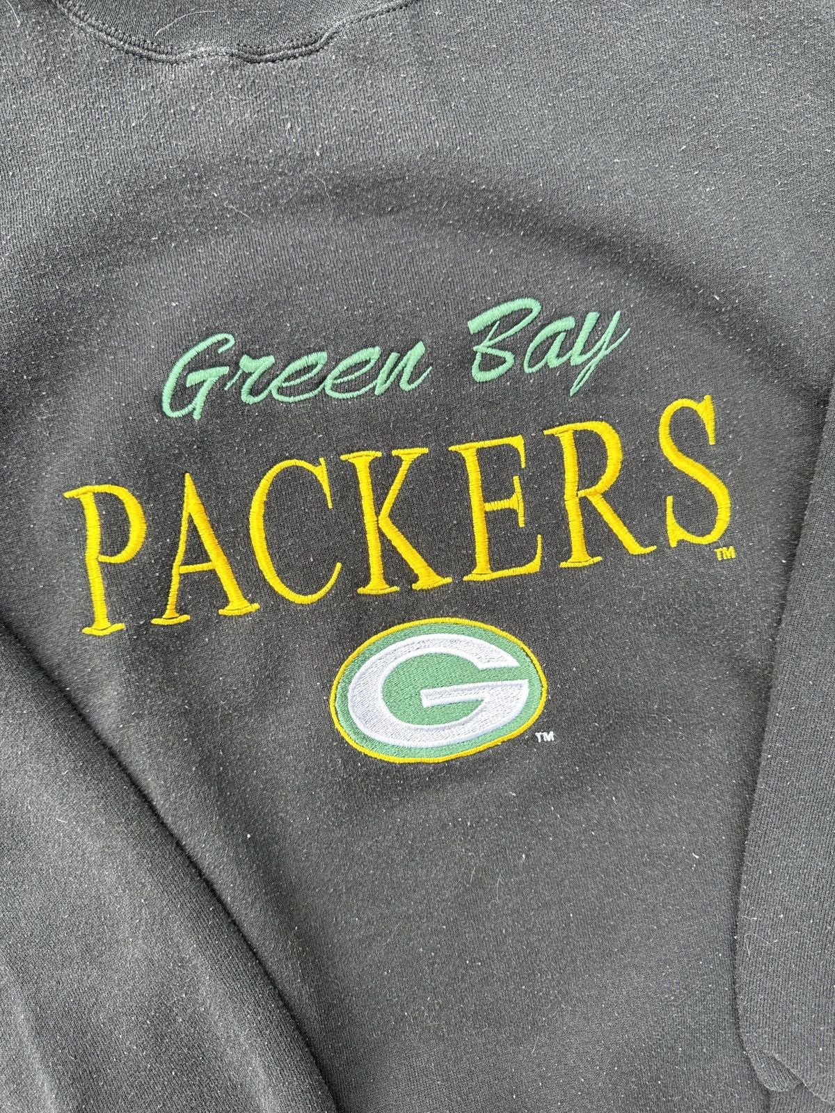 Logo 7 Vintage Logo 7 Green Bay Packers Sweatshirt XL Embroidered Size US XL / EU 56 / 4 - 4 Thumbnail