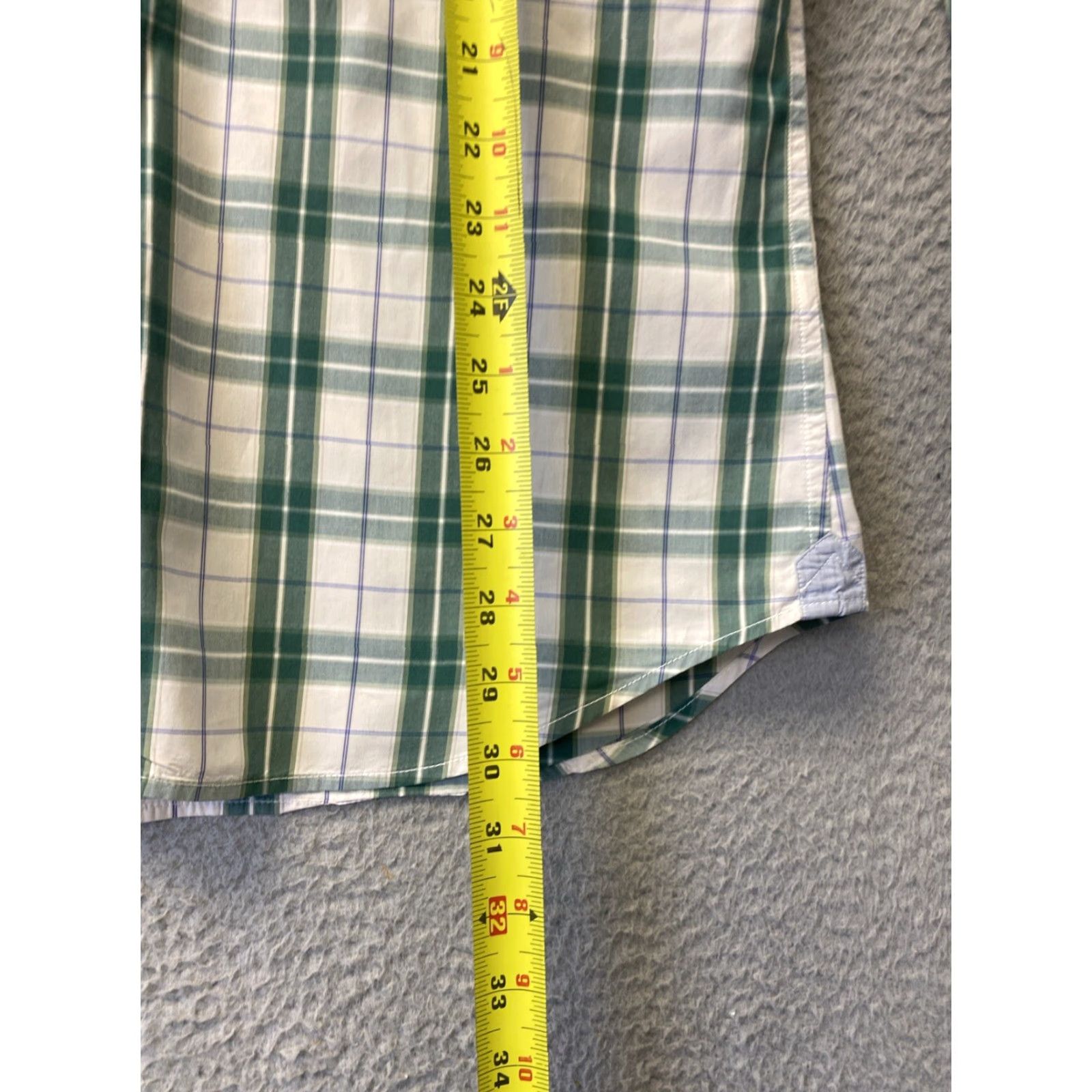 Banana Republic Banana Republic Shirt Green Plaid Checkered Size M Long Sleeve Button-Up Mens Size US M / EU 48-50 / 2 - 6 Thumbnail