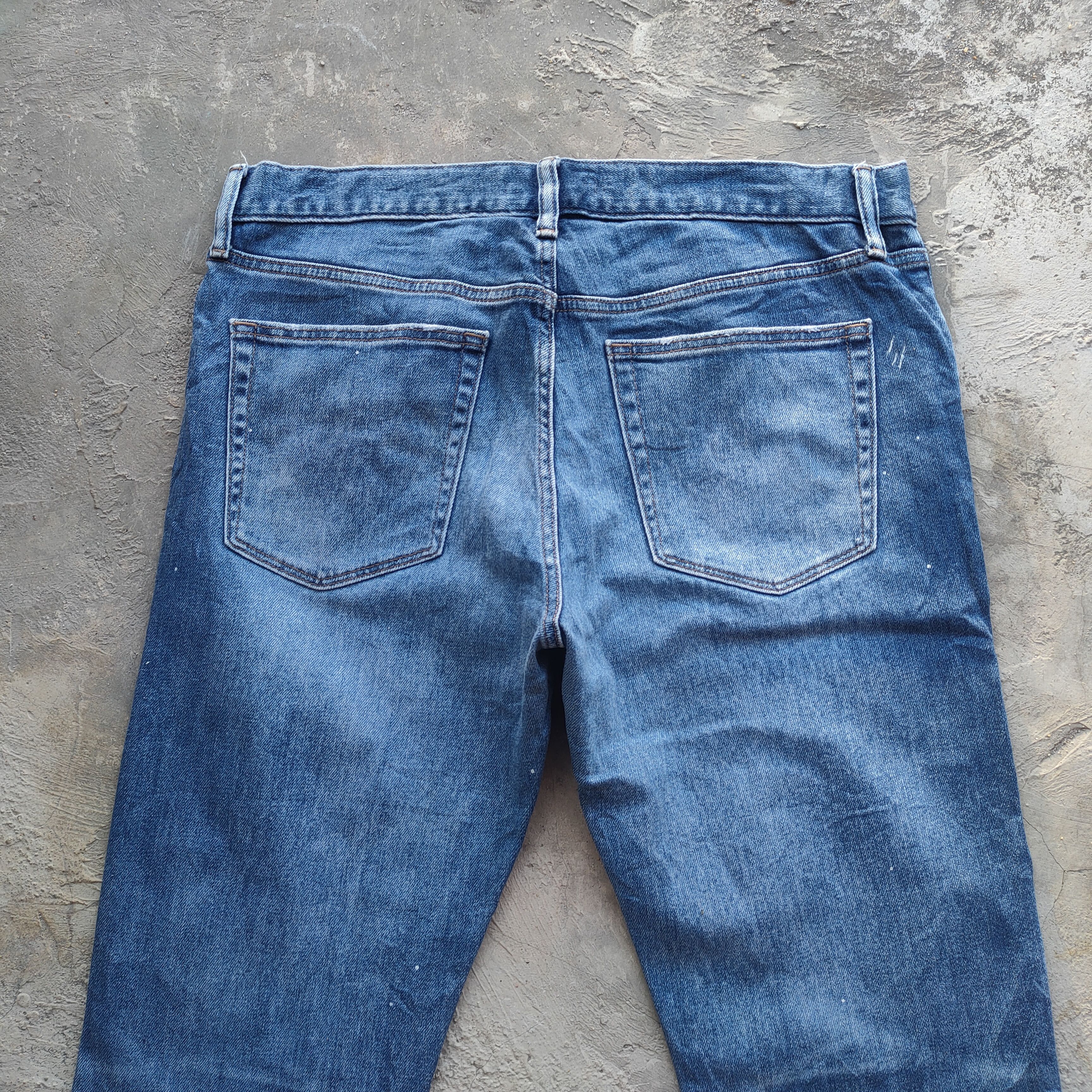 Japanese Brand W35 VINTAGE JAPANESE DISTRESSED FADED JEANS PANTS Size US 35 - 9 Thumbnail
