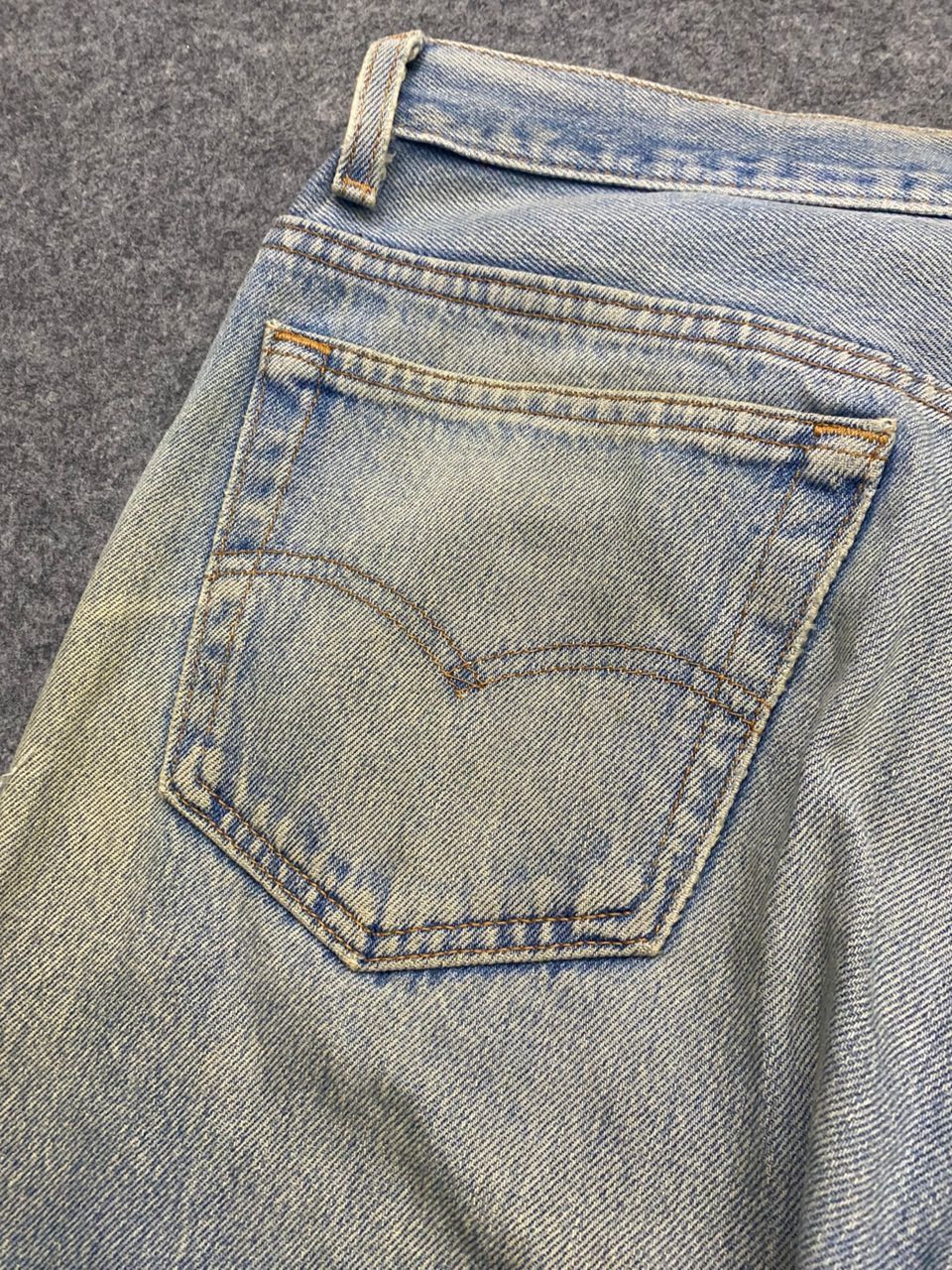 Levi's Vintage 90s Levis 501 Distressed denim Kurt Cobain Style Size US 33 - 16 Thumbnail